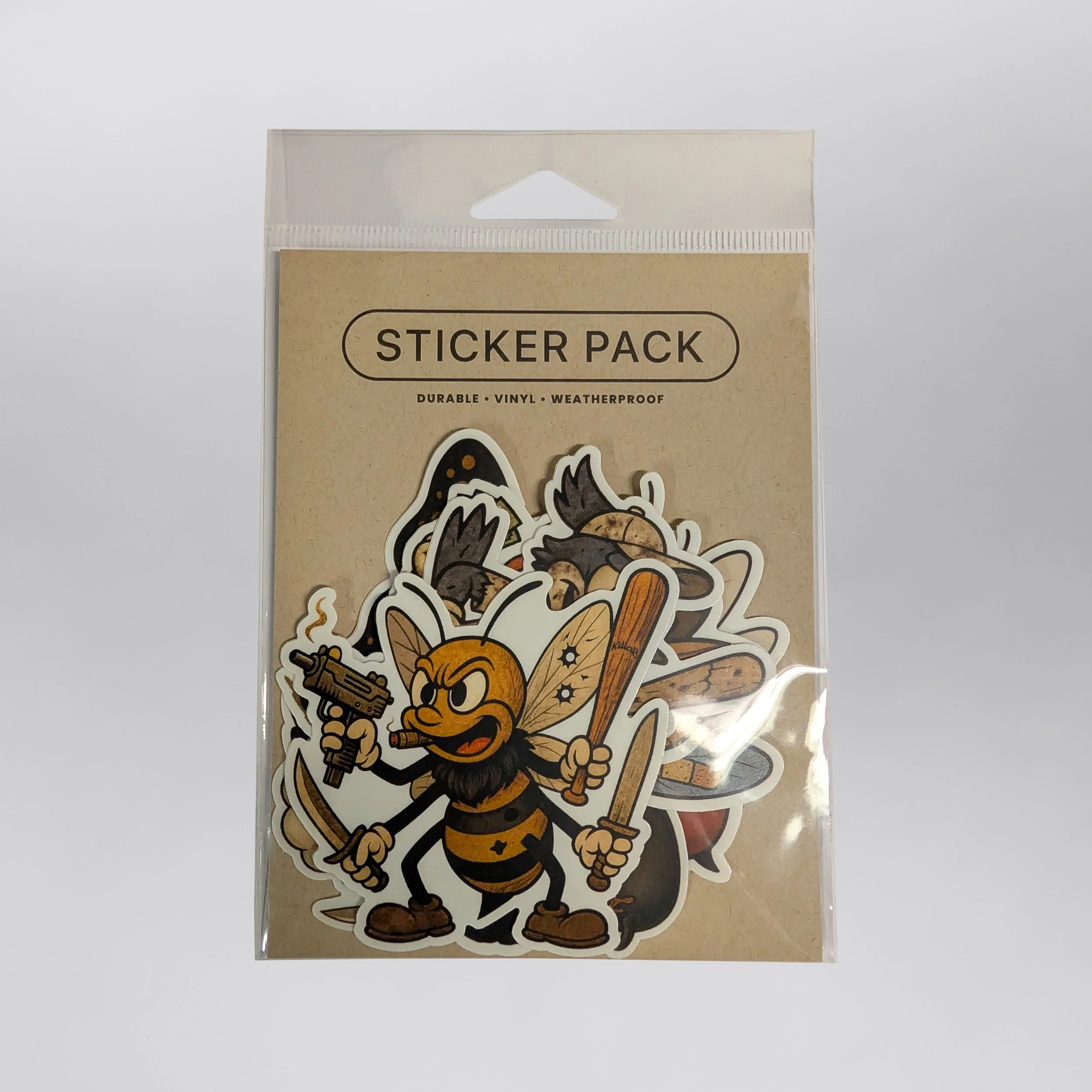 Fly Toons Sticker Pack (x8)