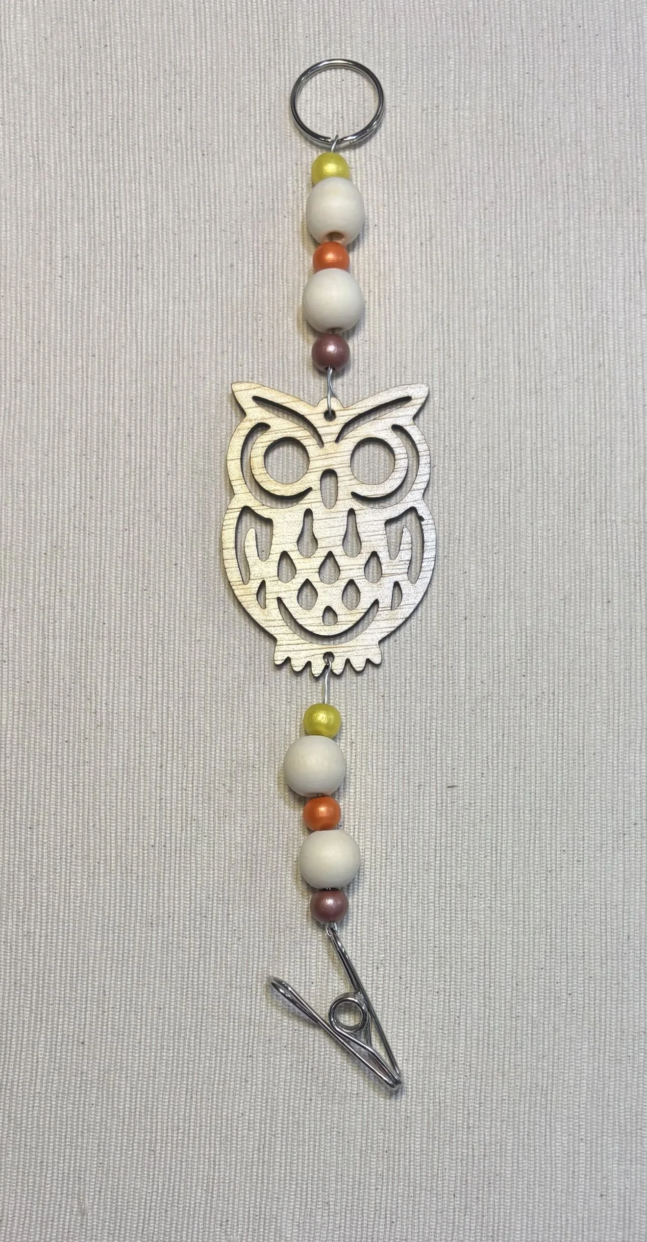 Owl Mozzie Coil Hangers with Mixed Beads