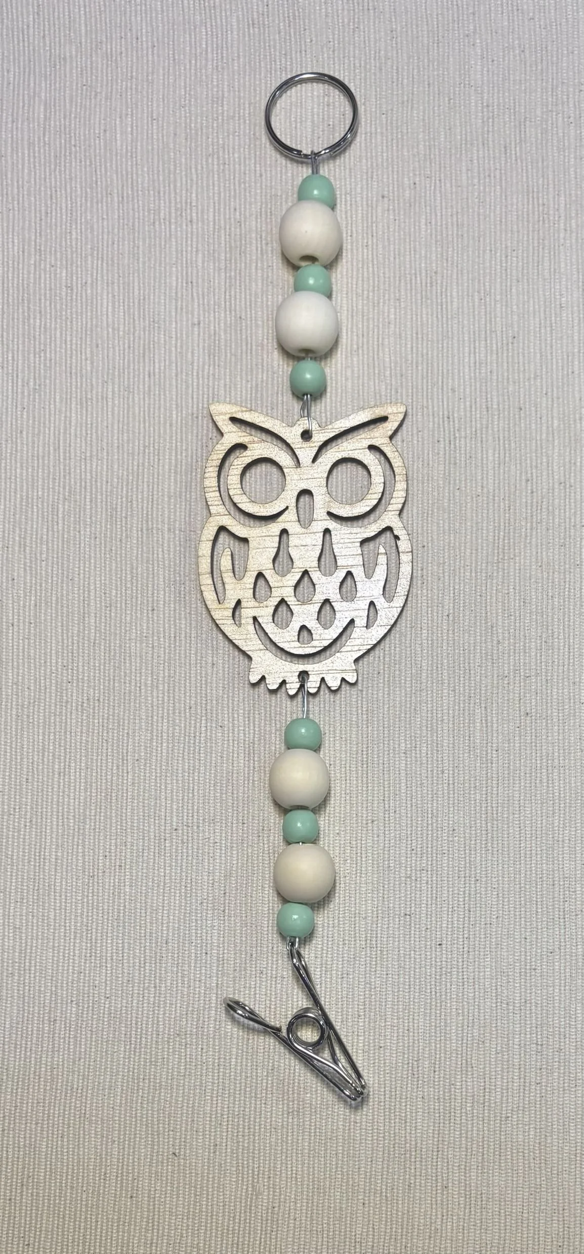 Owl Mozzie Coil Hangers with Mixed Beads