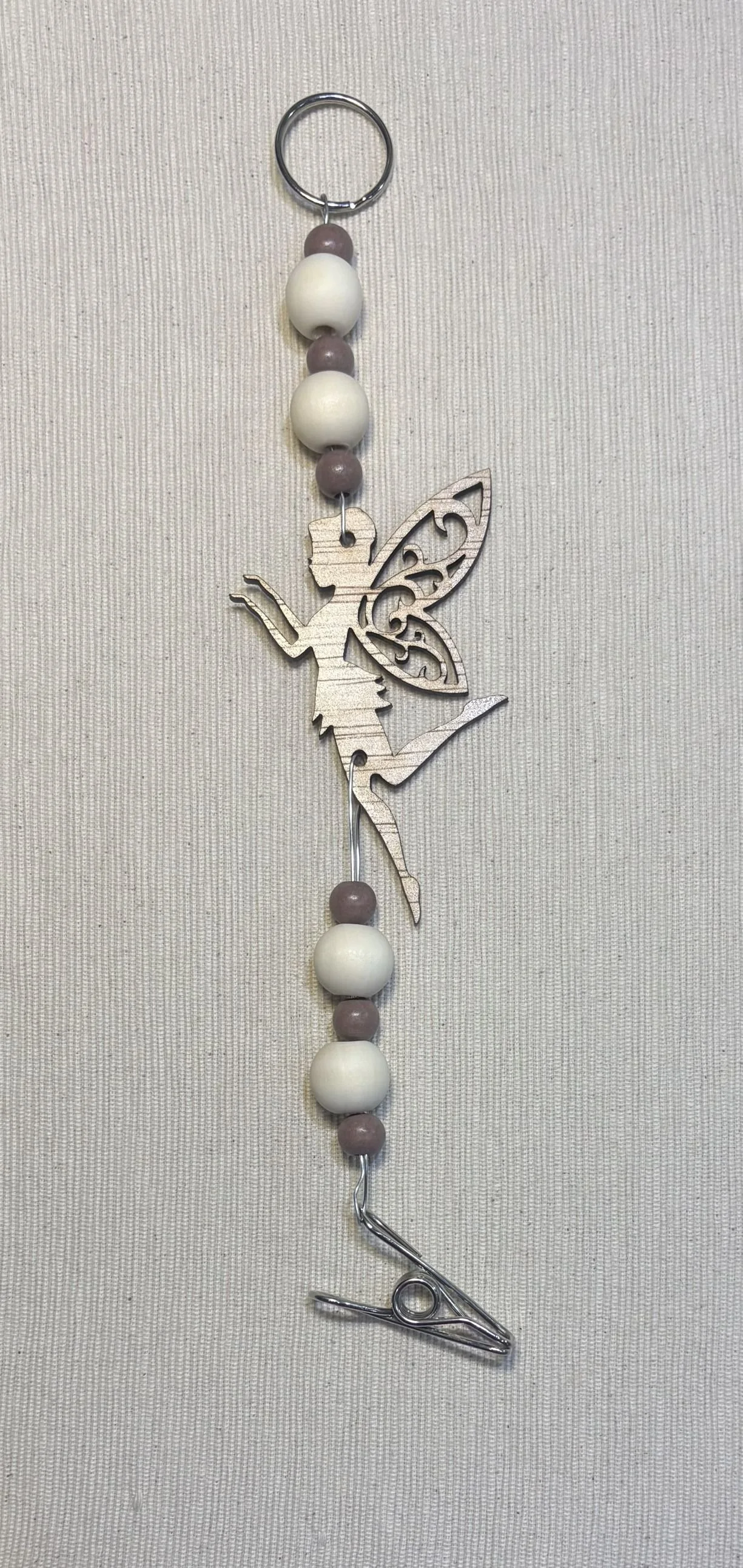 Fairy Mozzie Coil Hangers with Dusty Rose Beads