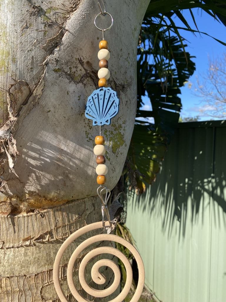 Our mozzie coil holders will look beautiful hanging from a tree in your garden, or from your caravan awning.
