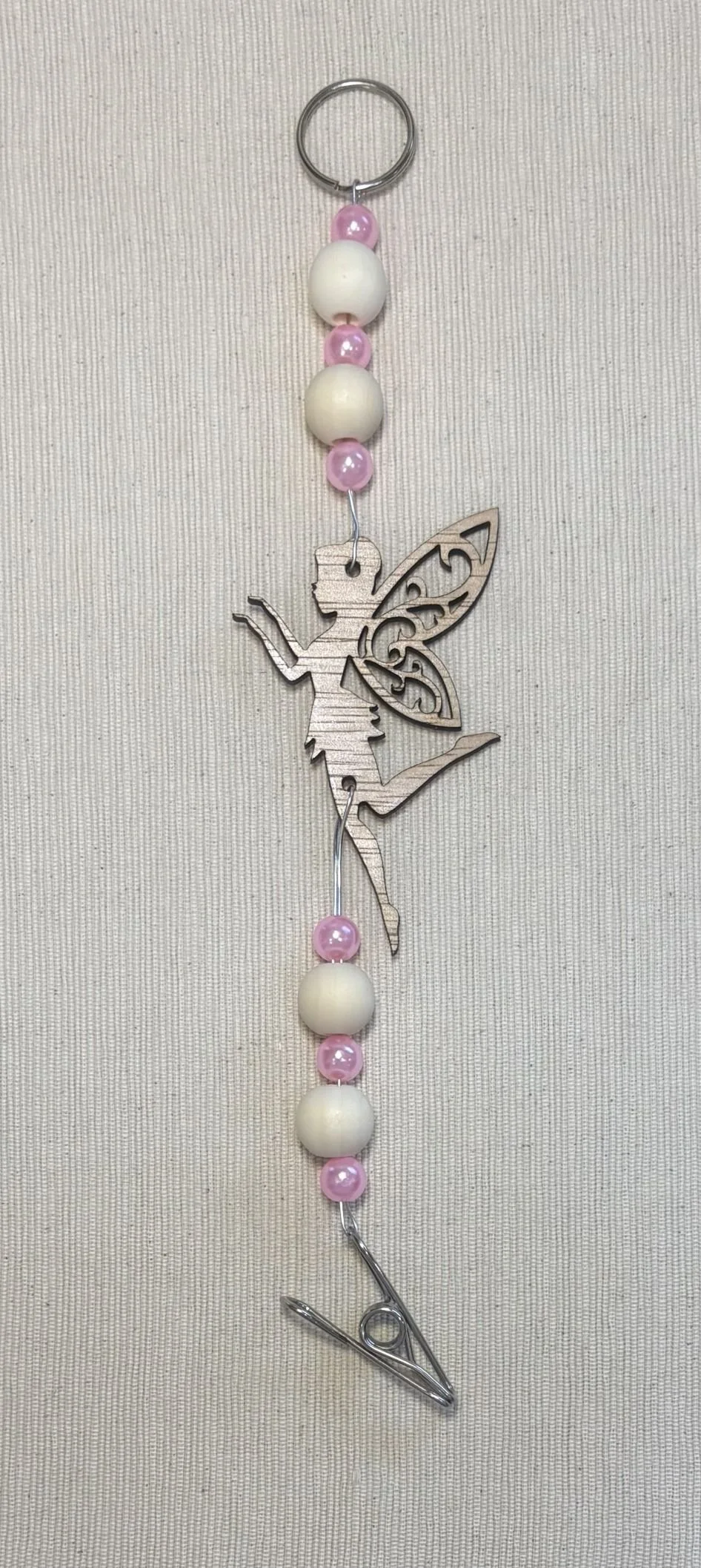 Fairy Mozzie Coil Hangers with Pink Pearl Beads