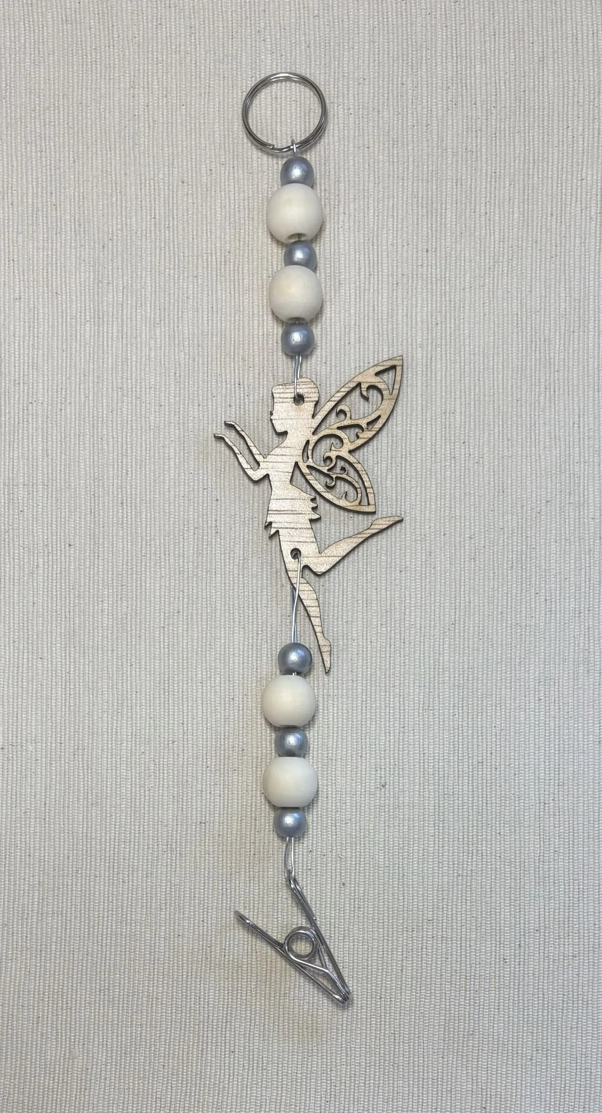 Fairy Mozzie Coil Hangers with Silver Metallic Beads