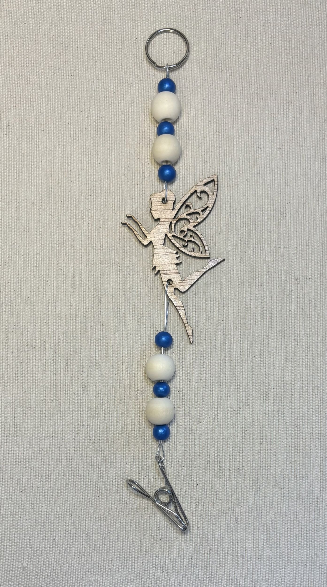 Fairy Mozzie Coil Hangers with Dark Blue Metallic Beads