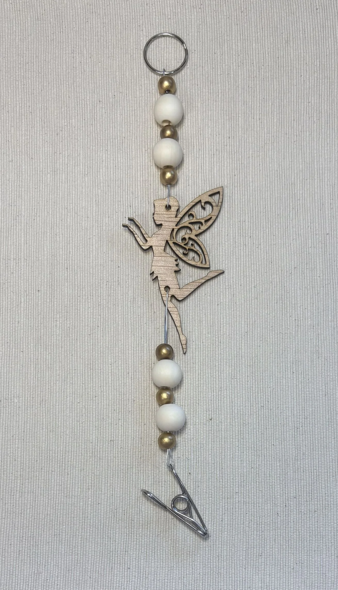 Fairy Mozzie Coil Hangers with Gold Metallic Beads