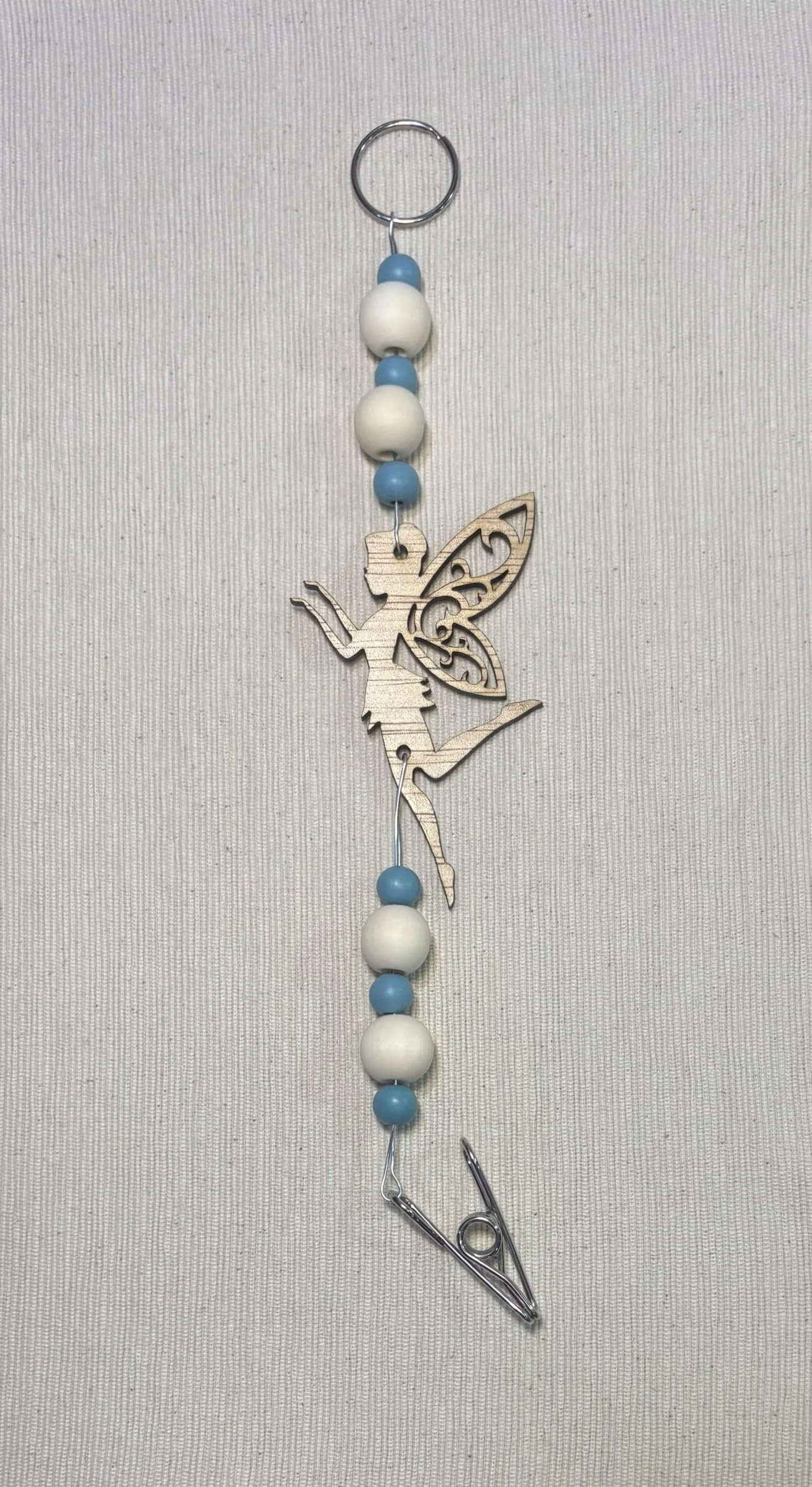 Fairy Mozzie Coil Hangers with Aqua Beads