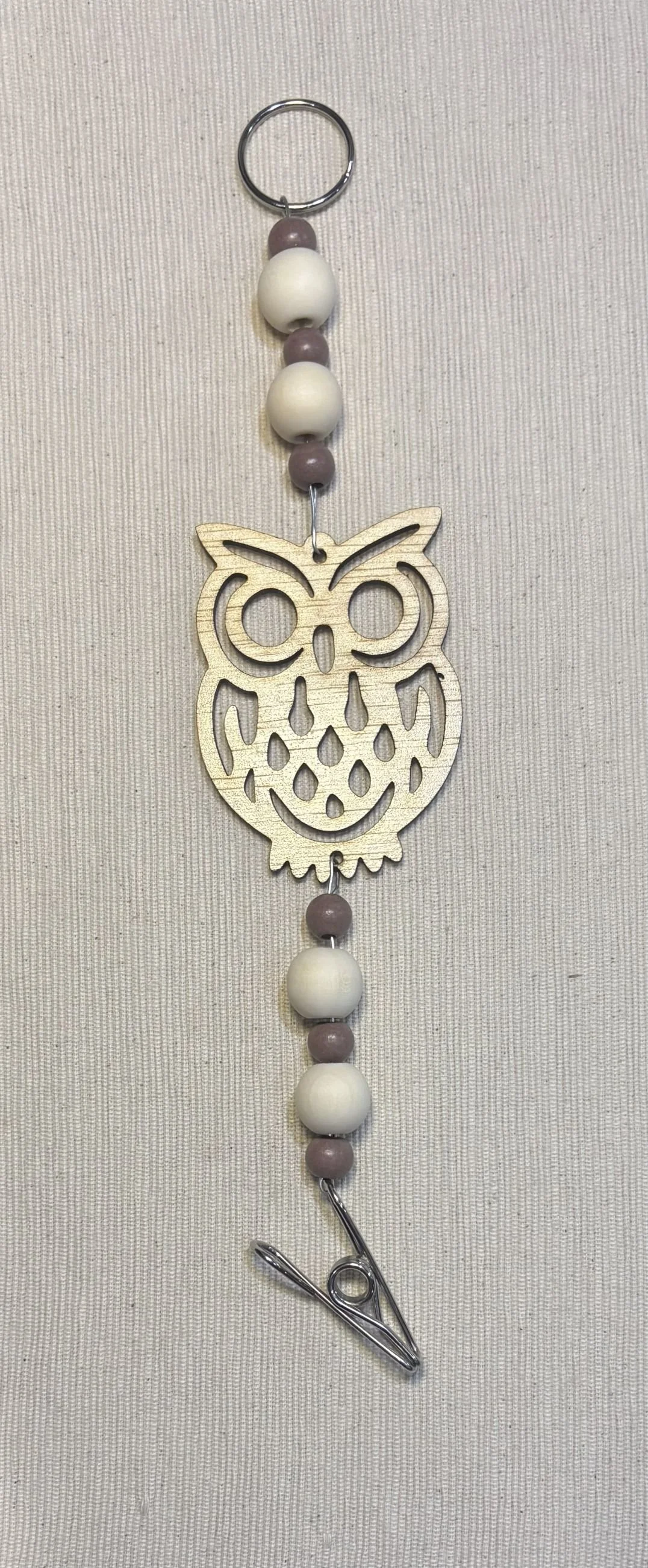 Owl Mozzie Coil Hangers with Mixed Beads