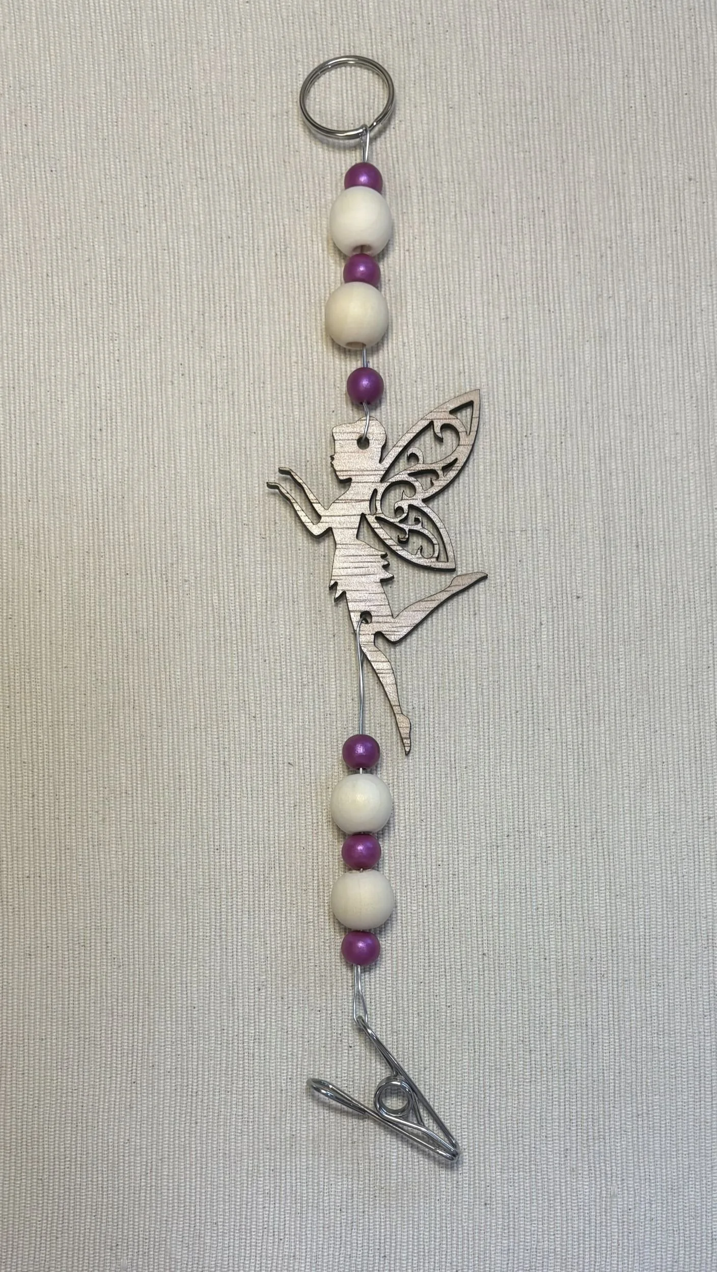 Fairy Mozzie Coil Hangers with Hot Pink Metallic Beads