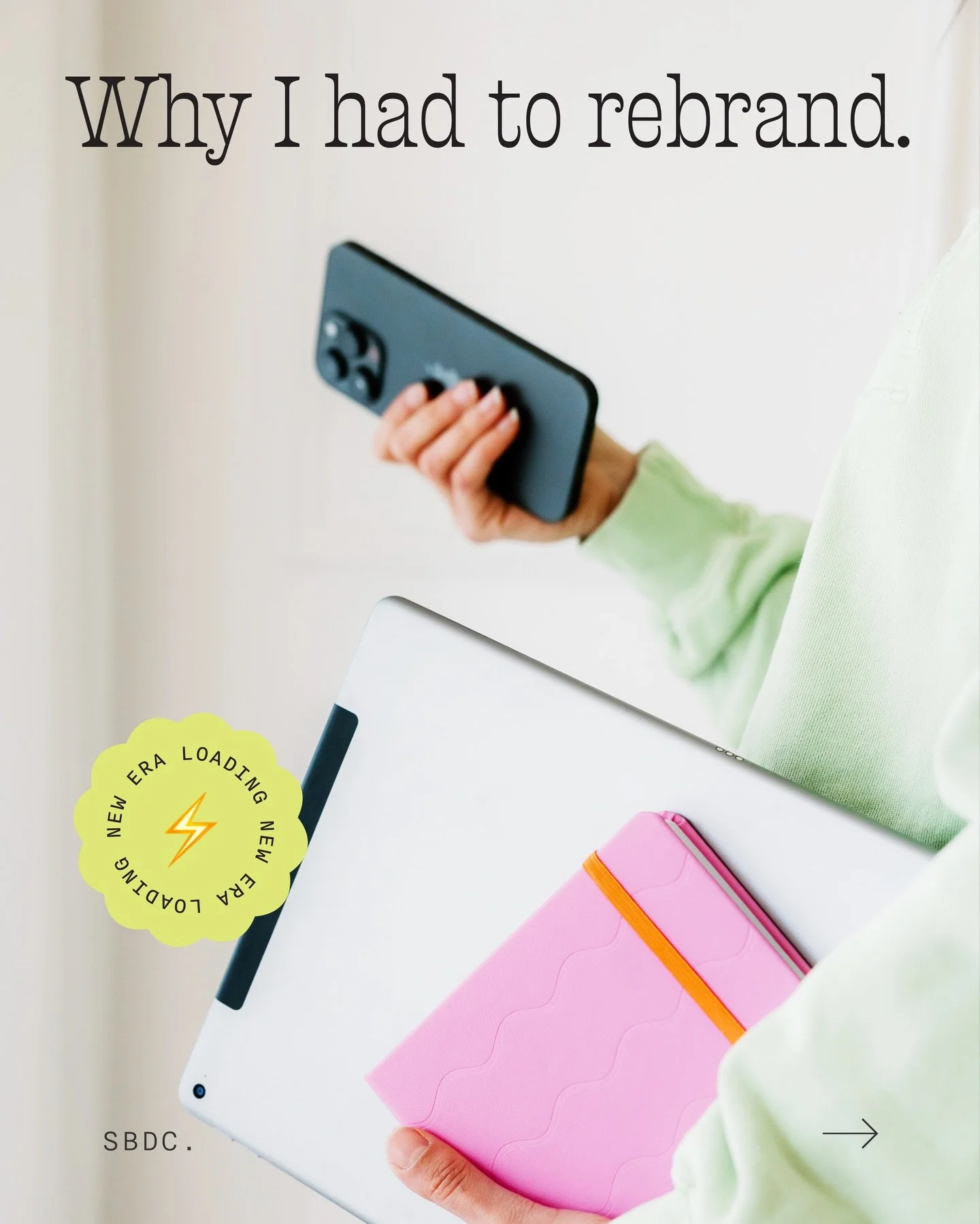 If my old branding shows up, tell her I&rsquo;m in a meeting. 🫣 

I&rsquo;m in my &lsquo;big brand energy&rsquo; era now. 💪🏻🔥

💥Join me &rarr; Now booking 2026 &rarr; limited spots 👀