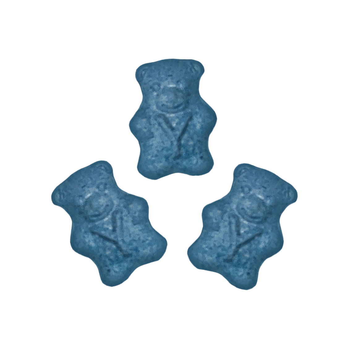 Blue Teddy Ecstasy Pills (MDA/MDMA/Caffeine)