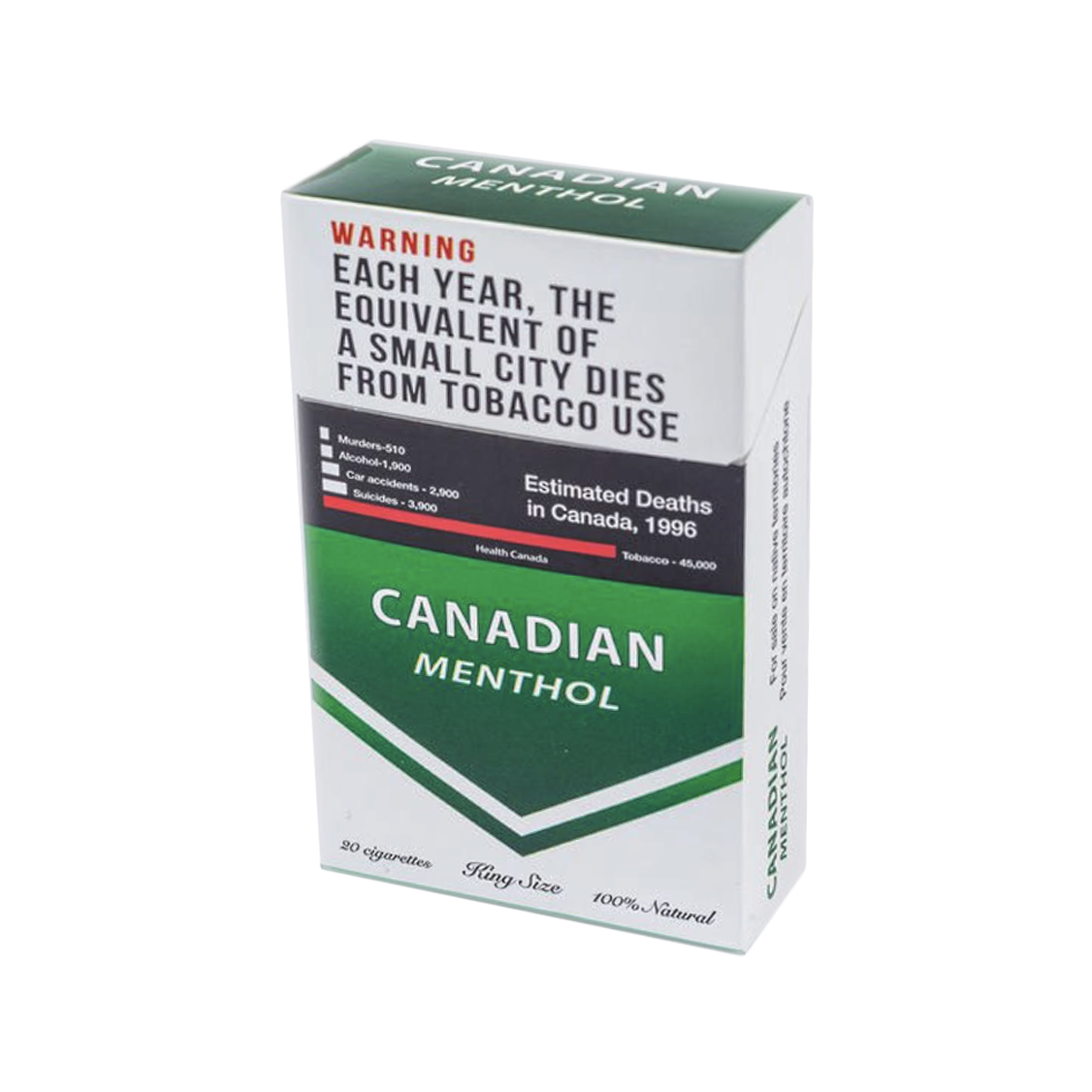"Canadian Menthol" Cigarettes