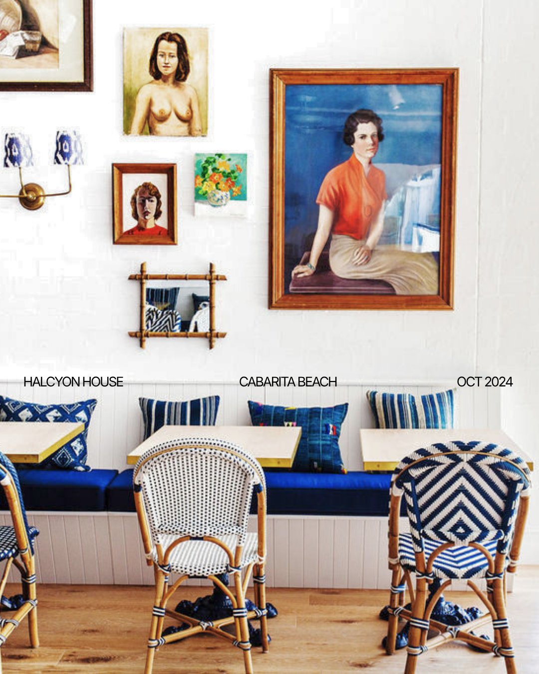 While @_halcyonhouse started out as a humble surf motel, it has evolved into the most beautifully layered Stay. Think antique prints on bold colour, blue-and-white everything and not a single corner that hasn't been carefully considered. There's a re