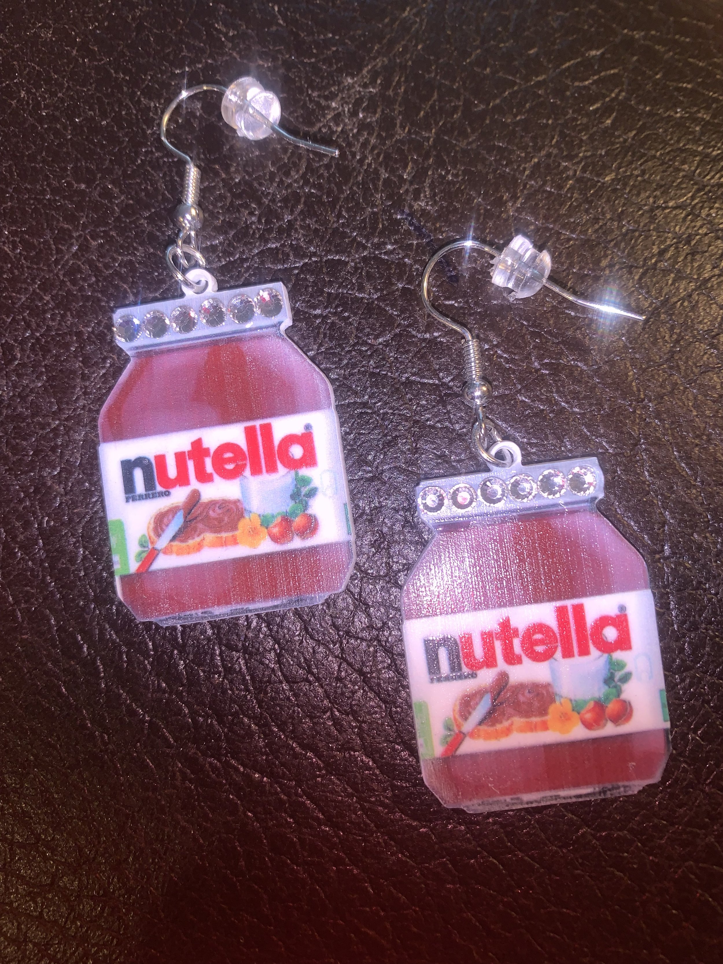Nutella earrings
