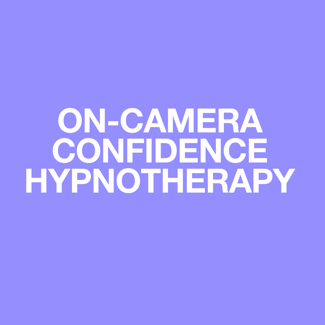 On Camera Confidence Hypnotherapy - Perfect those looking to increase their online presence