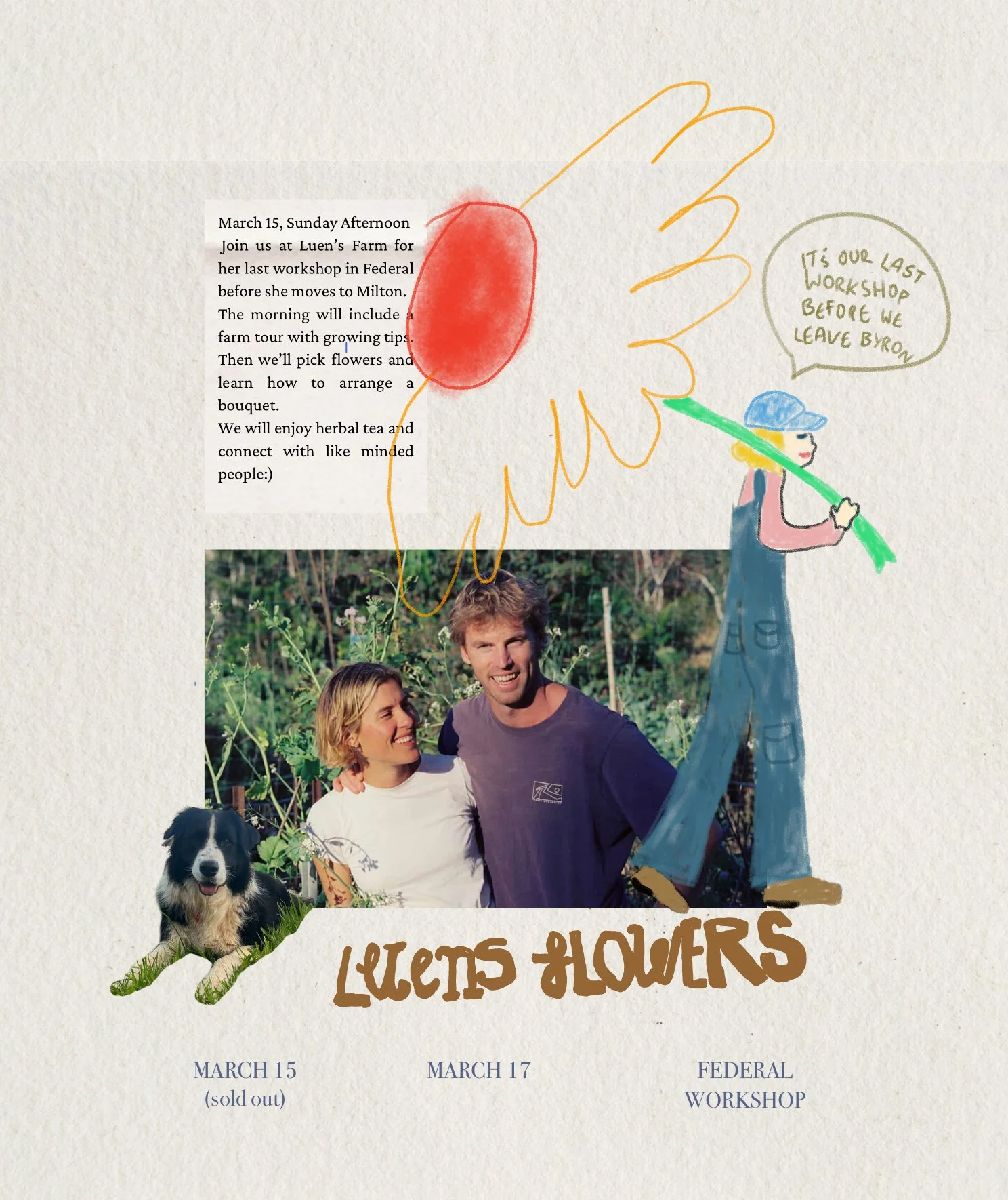 Luen's Flowers Workshop - Tue March 17