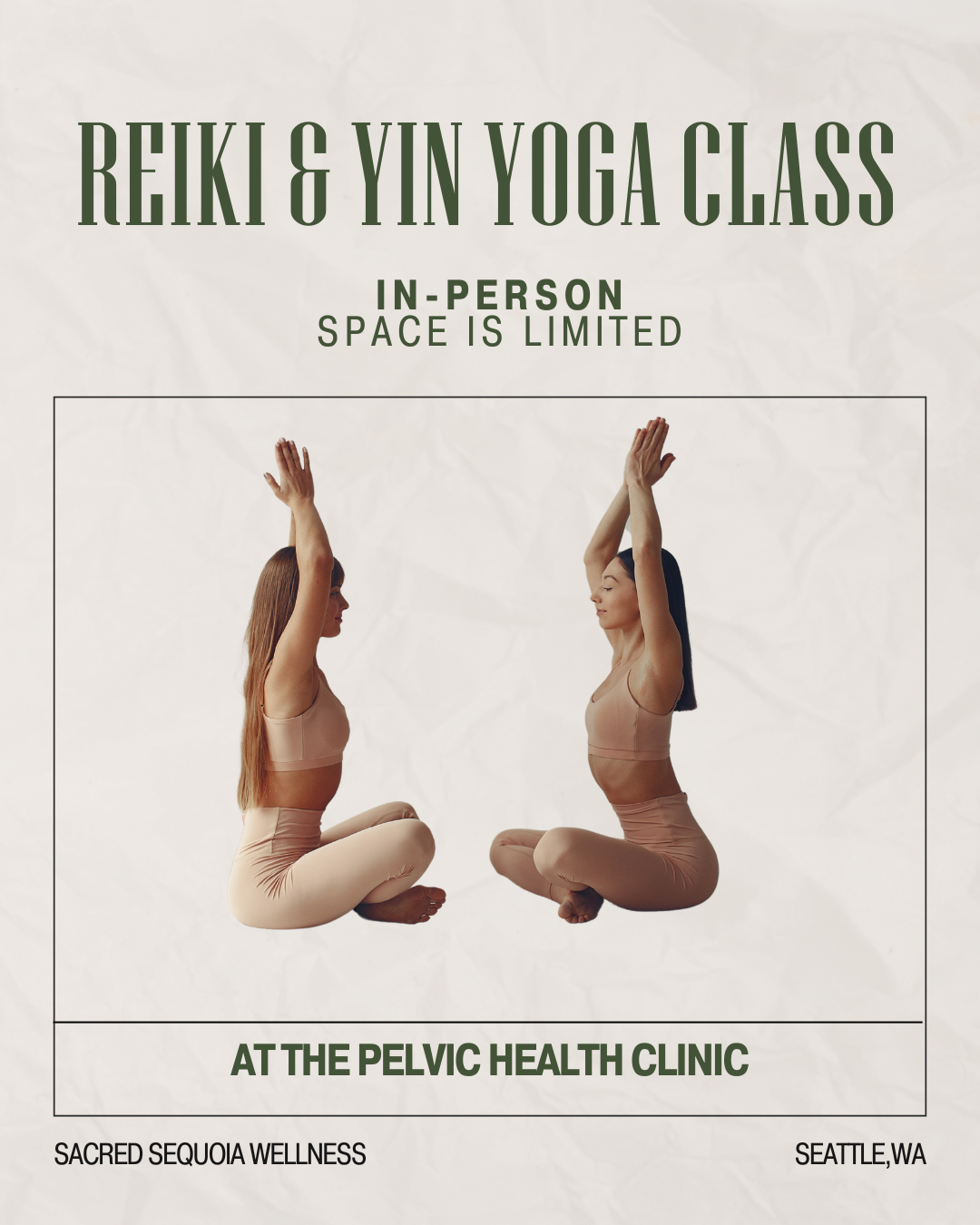 Restorative Yoga & Reiki Class (In-Person)