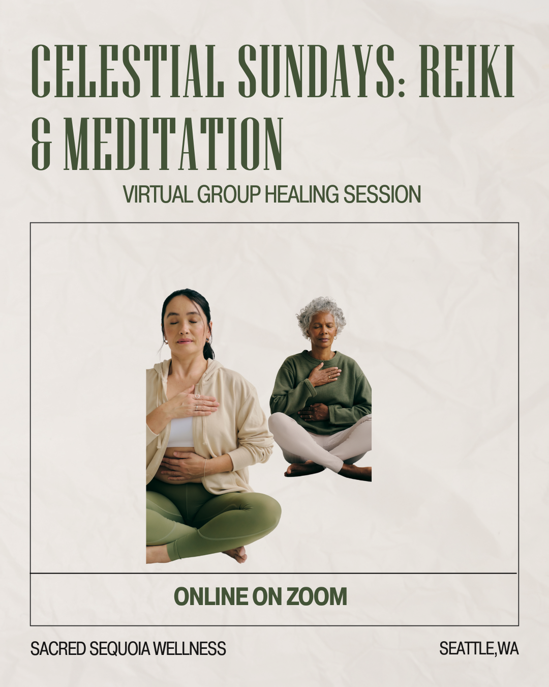 Celestial Sundays: Group Reiki Meditation & Healing Circle (Virtual)