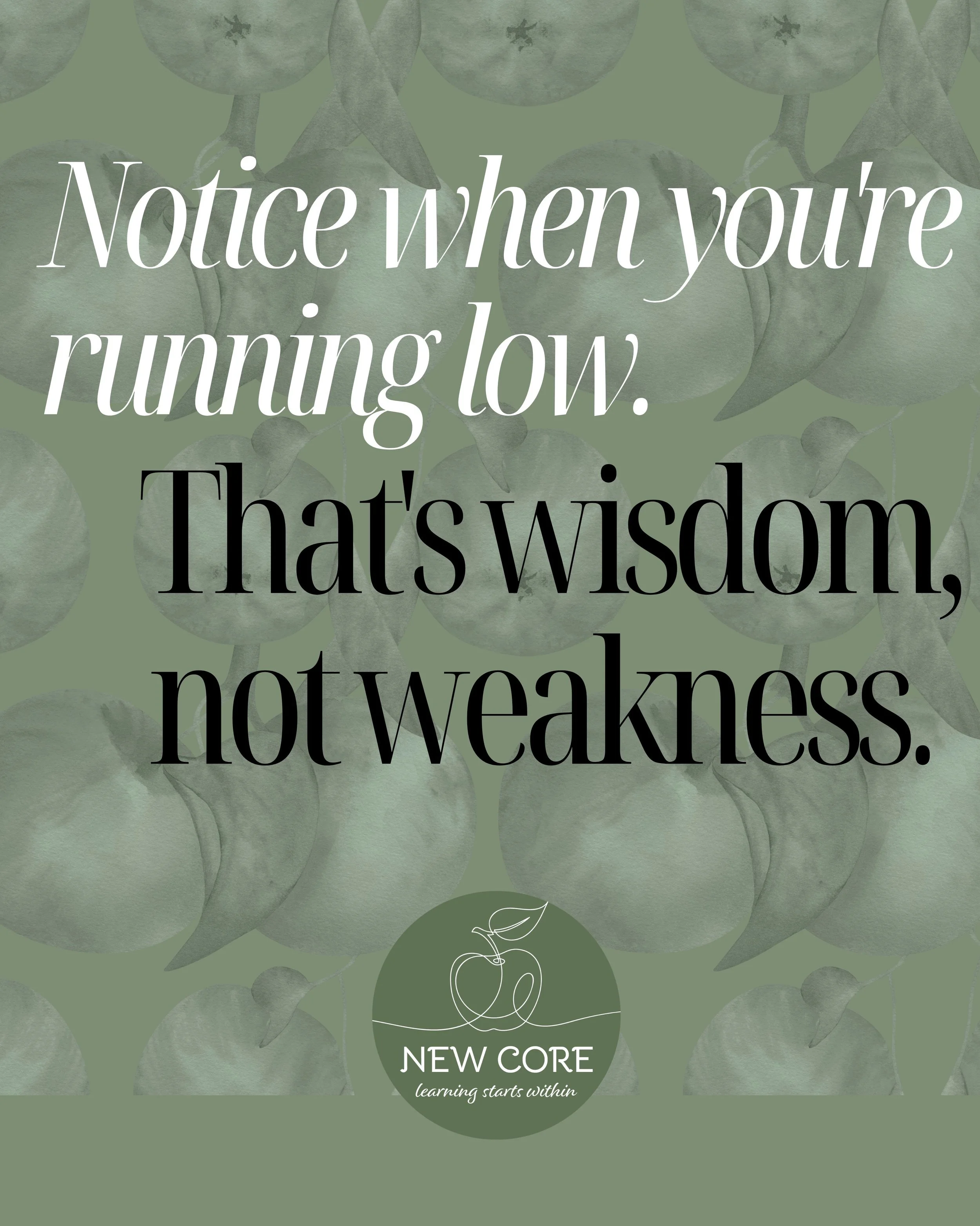 Every season has its own energy