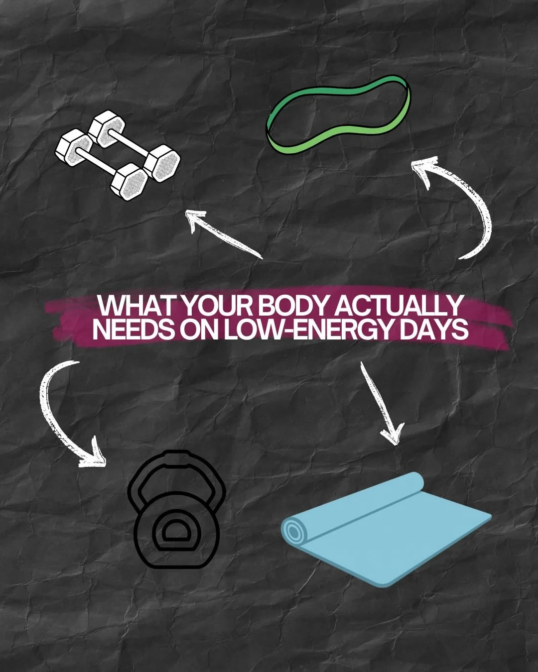 Low energy days happen &mdash; and they don&rsquo;t mean you&rsquo;re falling behind.
 Sometimes the best move is scaling back. Sometimes it&rsquo;s slowing down. And sometimes, it&rsquo;s resting completely.

Progress isn&rsquo;t about going hard ev