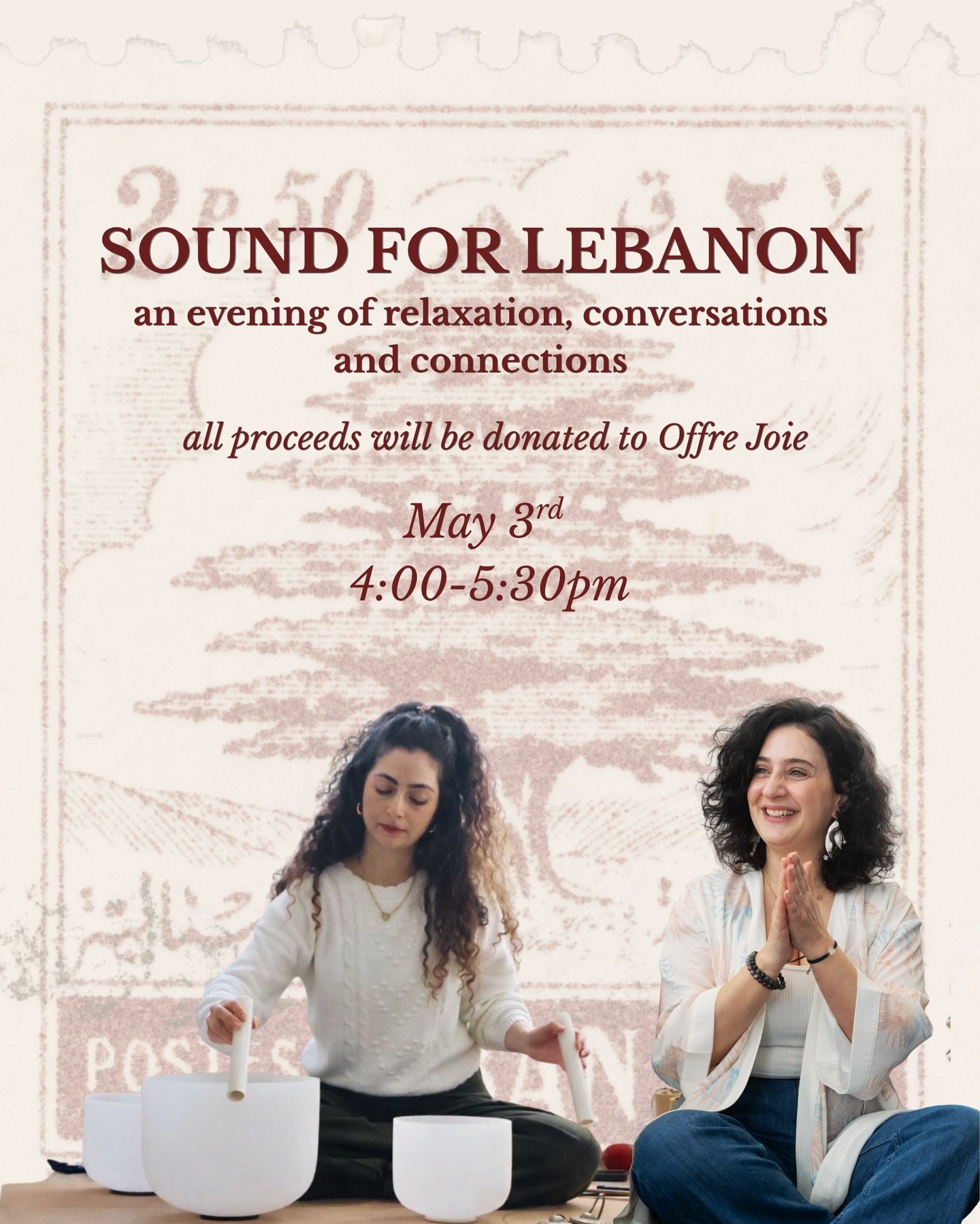 Join us for a gentle evening of connection, reflection, and sound.

On Sunday, May 3rd, we are hosting a donation-based sound bath a space to come together. 
This will be a moment to share words, listen, connect, or simply be held in a collective ene