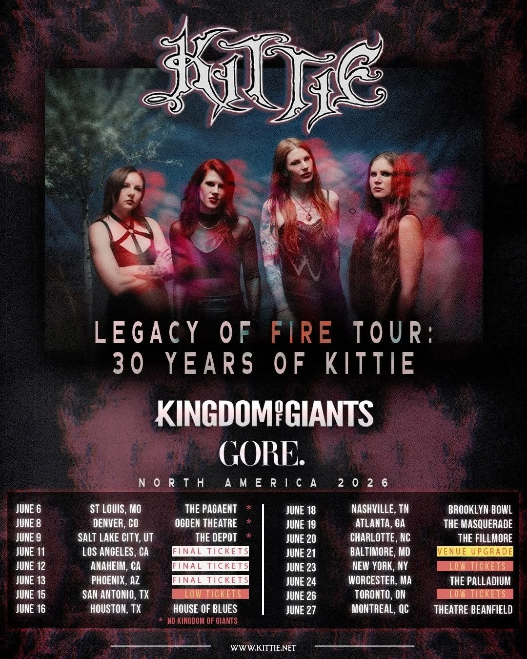 Kitte 2026 North American Tour
