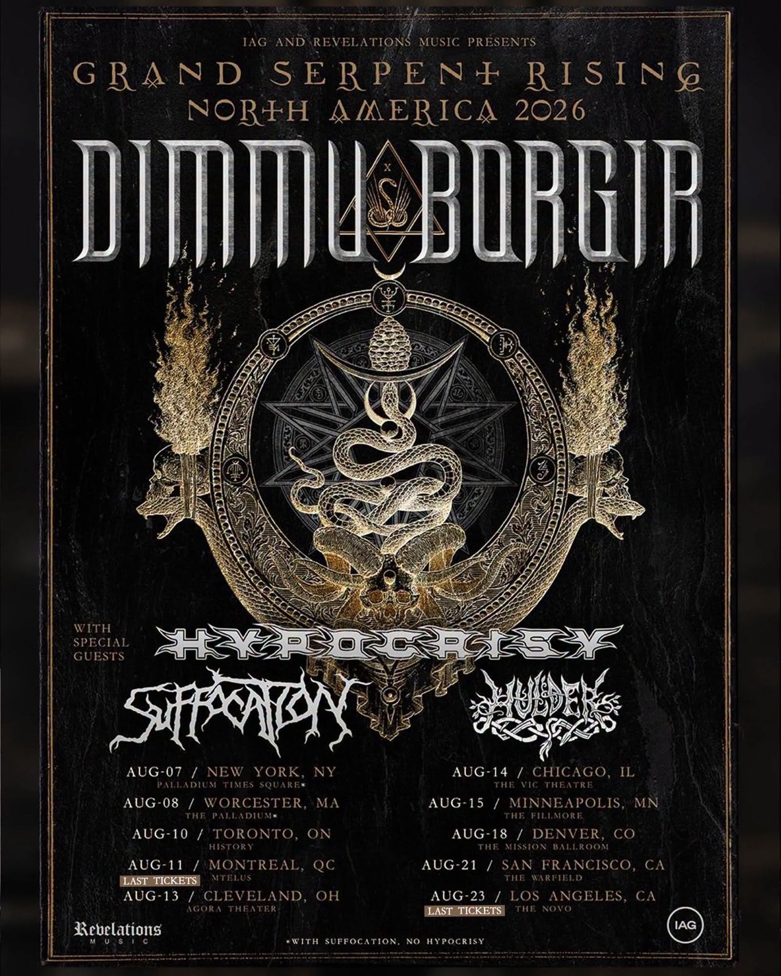Dimmu Borgir Announce North American Tour