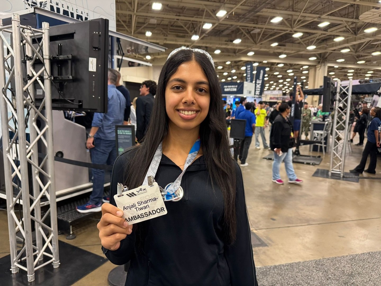 Huge congratulations to Anjali Sharma-Tiwari for being selected as a 2025 VEX Robotics Student Ambassador!
Your passion for STEM, leadership, and dedication to the robotics community continues to inspire those around you. We&rsquo;re proud to see you