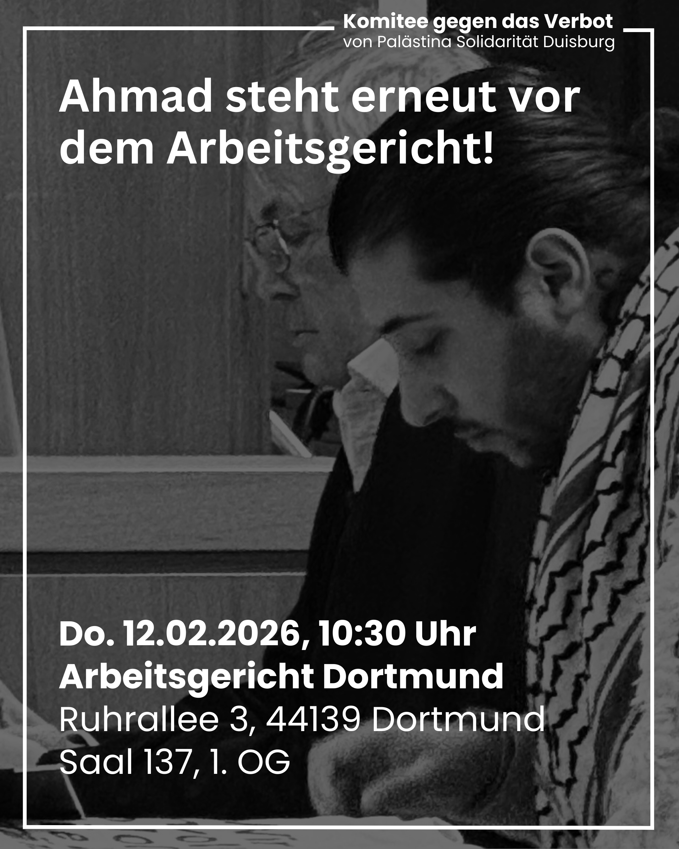 Verhandlung zu Ahmads Berufsverbot