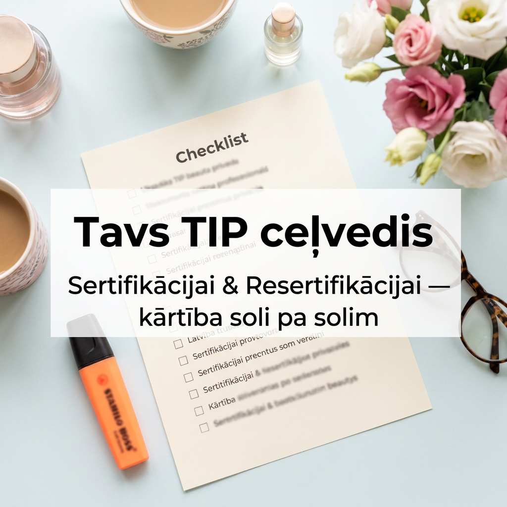 TIP kārtība sertifikācijai/resertifikācijai