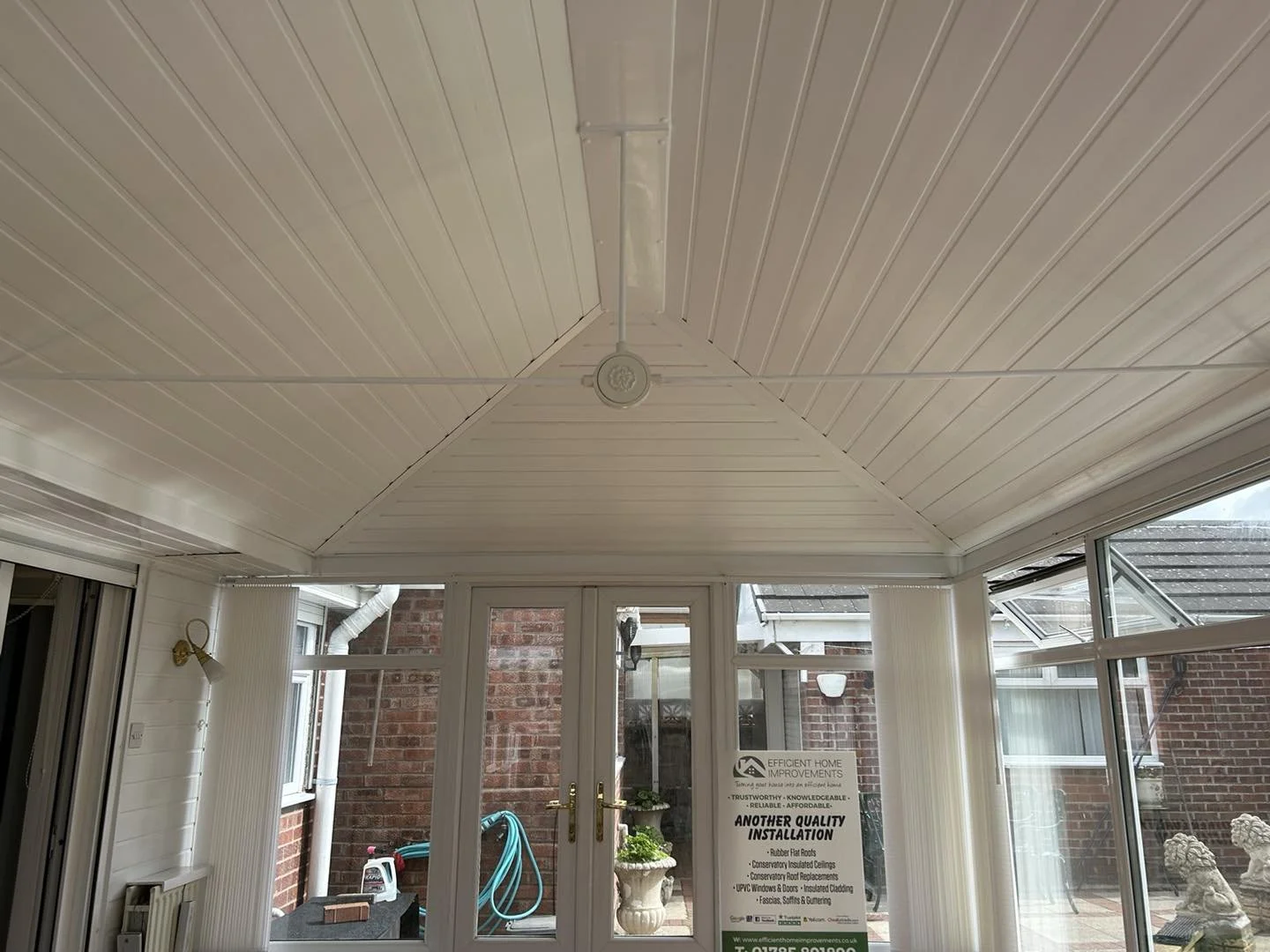 CONSERVATORY INSULATED CEILING INSTALLATION