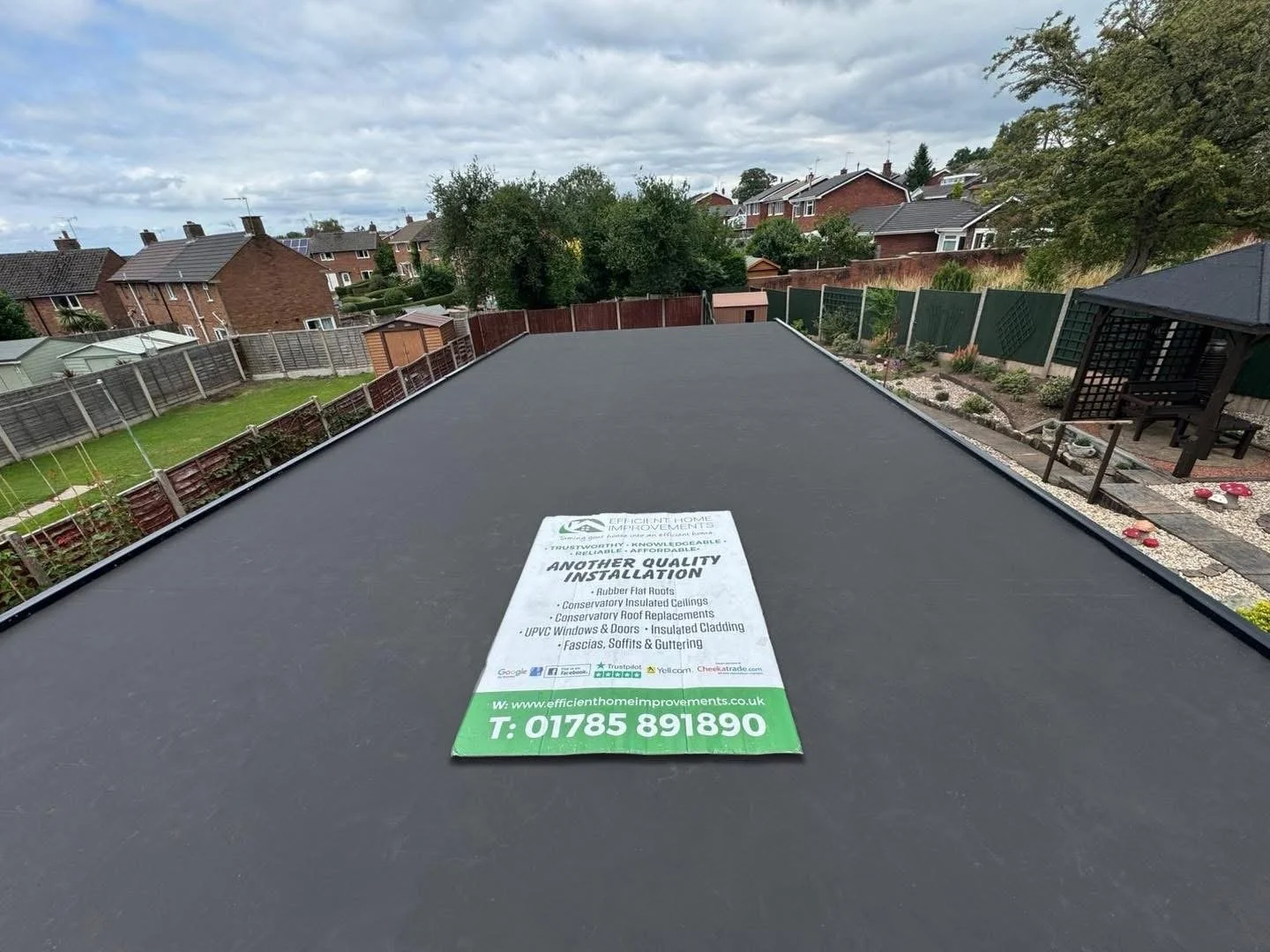 FIRESTONE RUBBER GARAGE ROOF REPLACEMENT