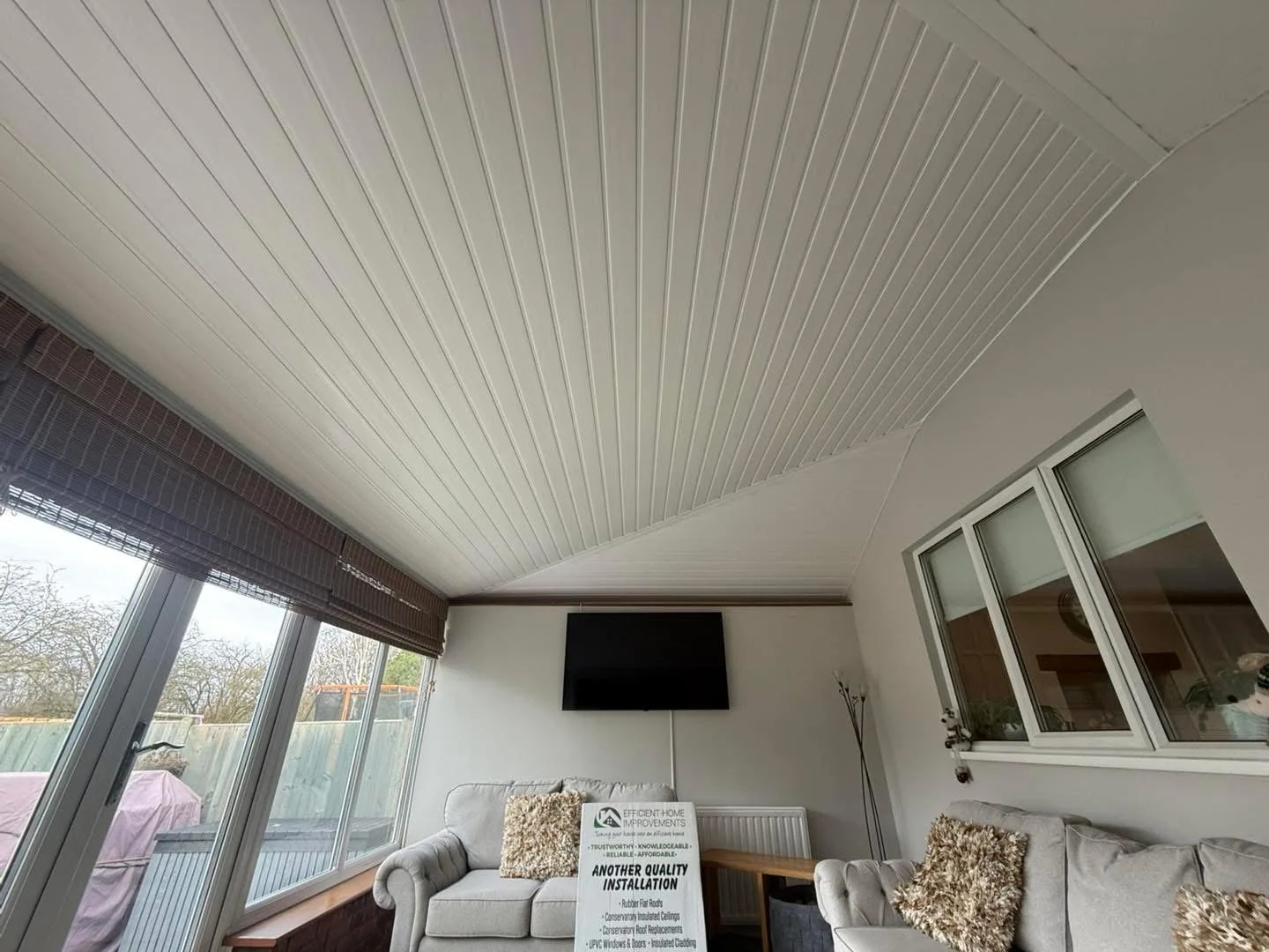 CONSERVATORY INSULATED CEILING INSTALLATION