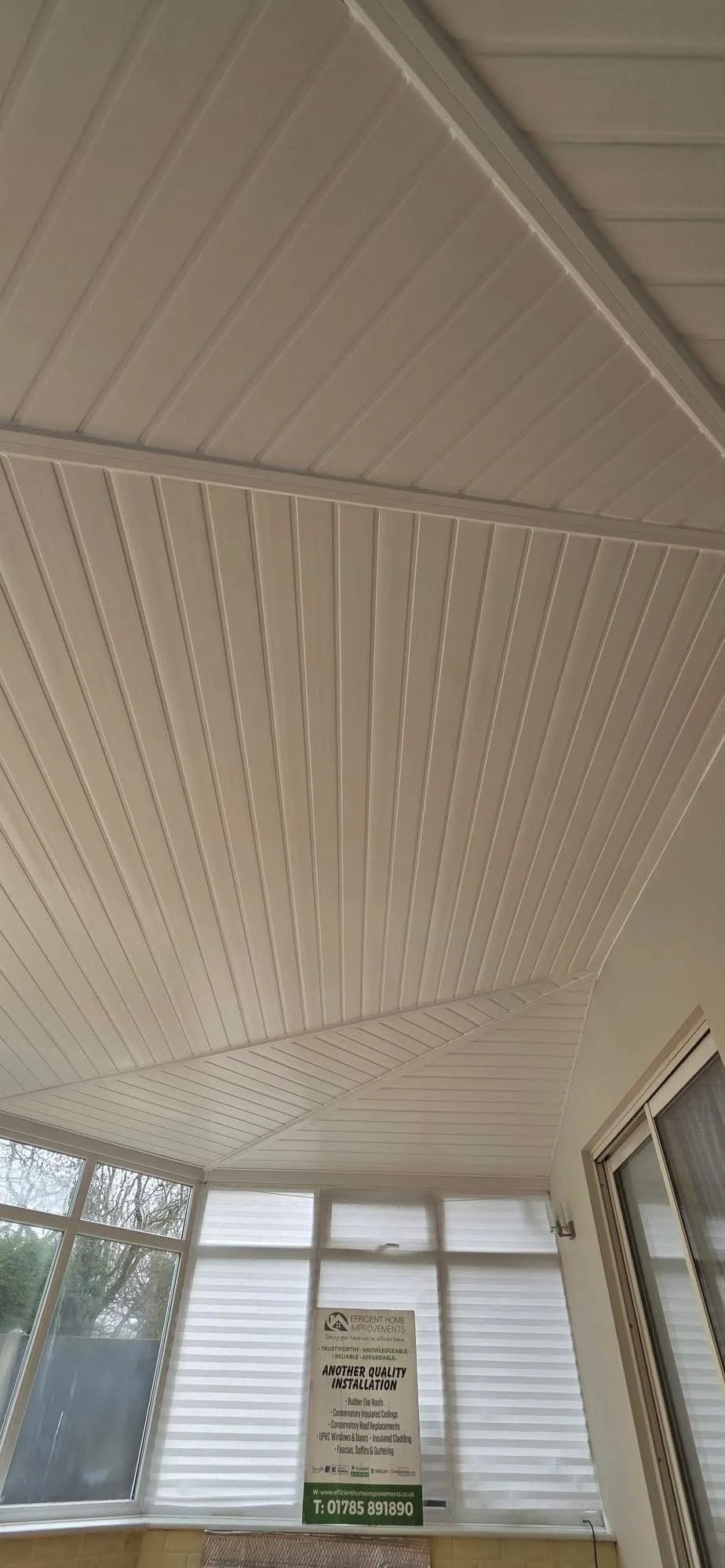 CONSERVATORY INSULATED CEILING INSTALLATION 