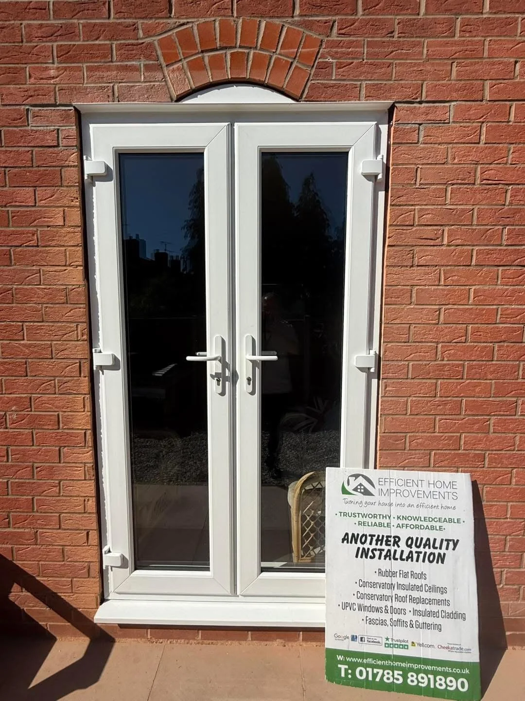 FRENCH DOOR BRICK CUT OUT INSTALLATION
