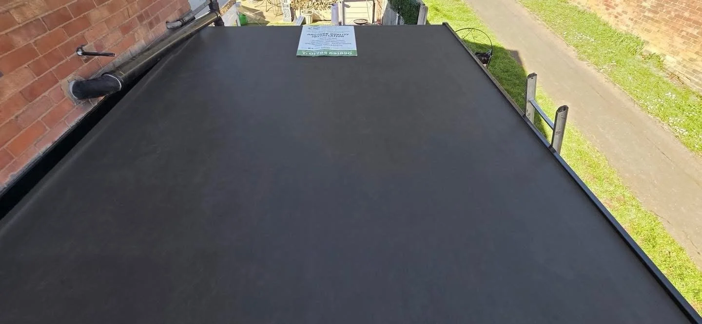 FIRESTONE RUBBER EXTENSION FLAT ROOF INSTALLATION 