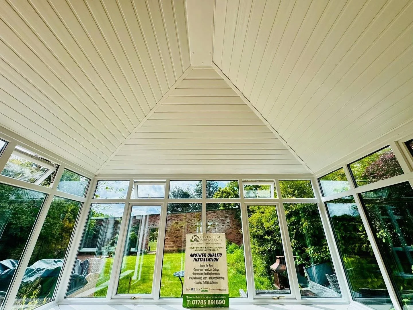 CONSERVATORY INSULATED CEILING INSTALLATION