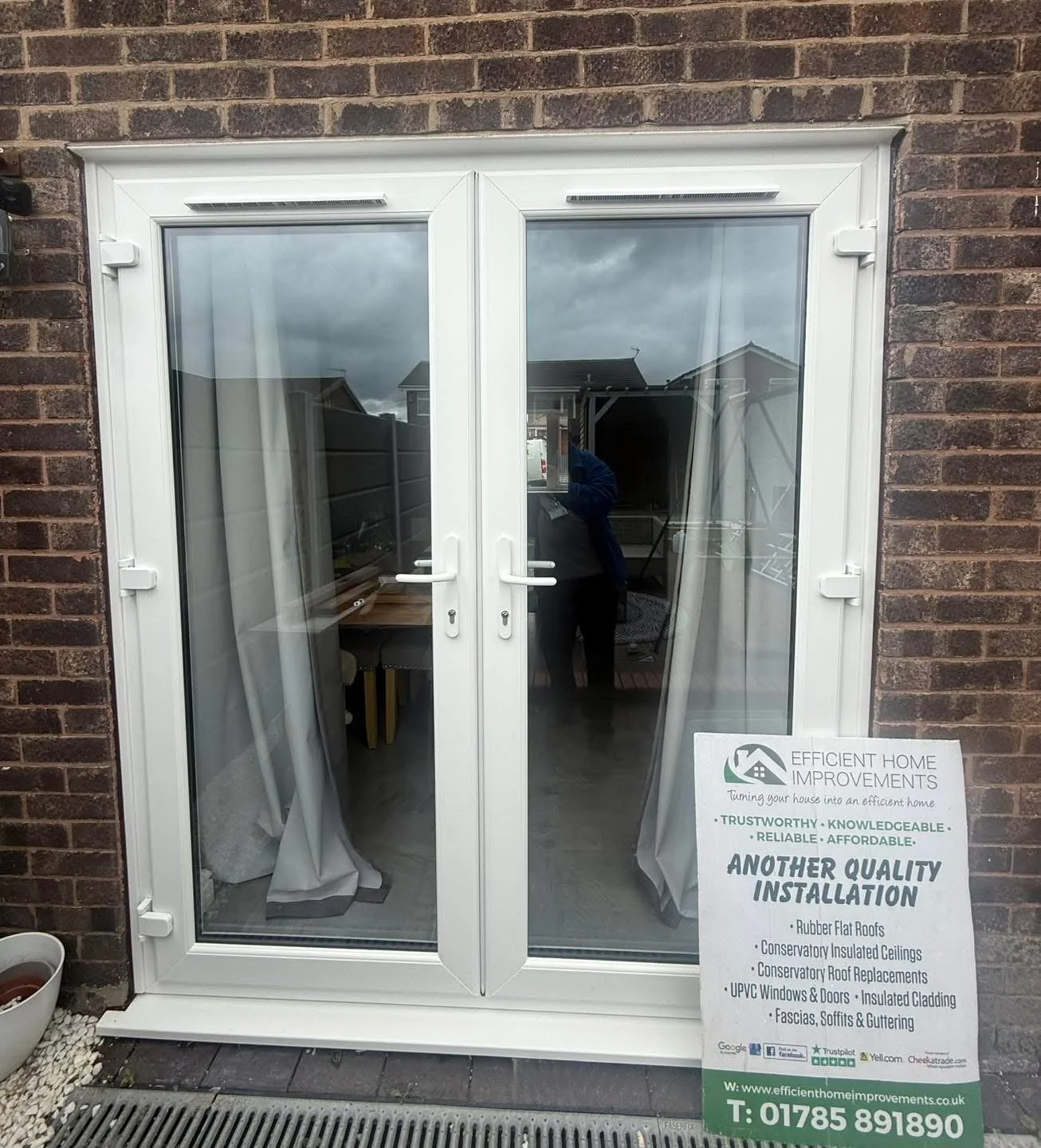 UPVC FRENCH DOOR INSTALLATION