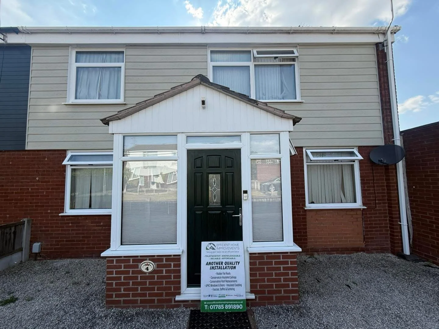 SOFT GREEN COMPOSITE CLADDING INSTALLATION