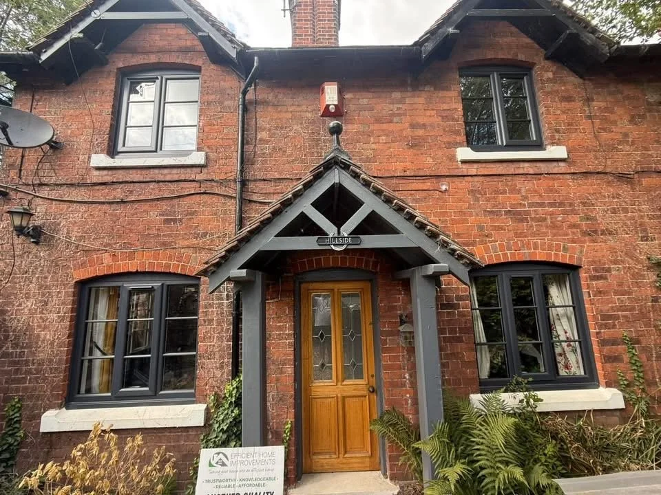 ANTHRACITE GREY UPVC WINDOWS &amp; FRENCH DOOR INSTALLATION