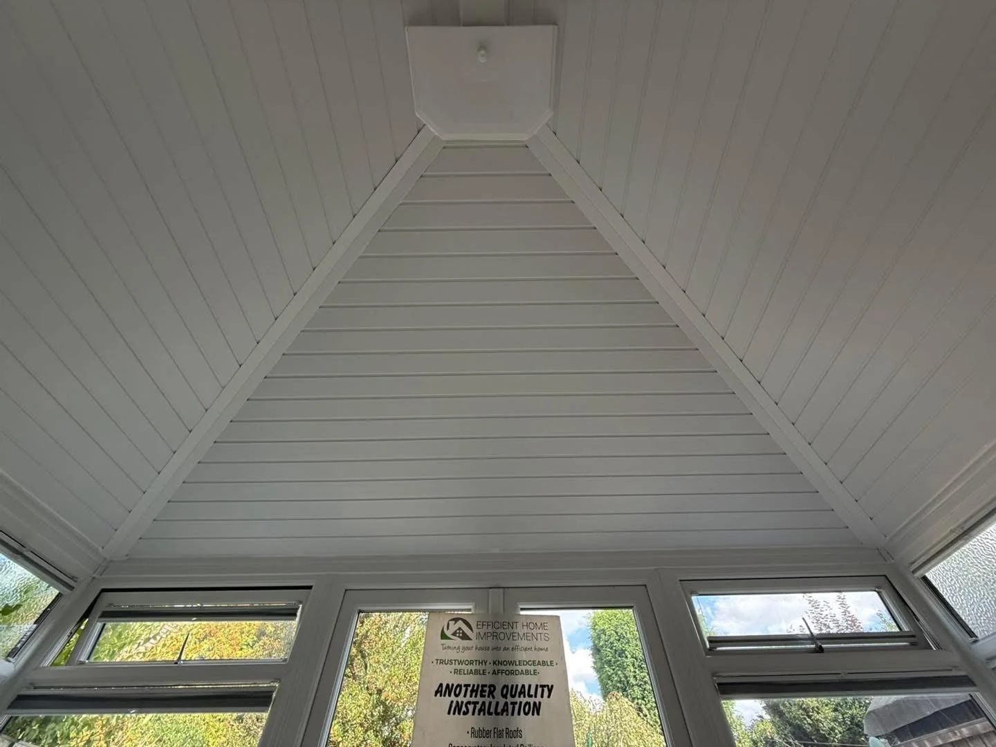 CONSERVATORY INSULATED CEILING INSTALLATION
