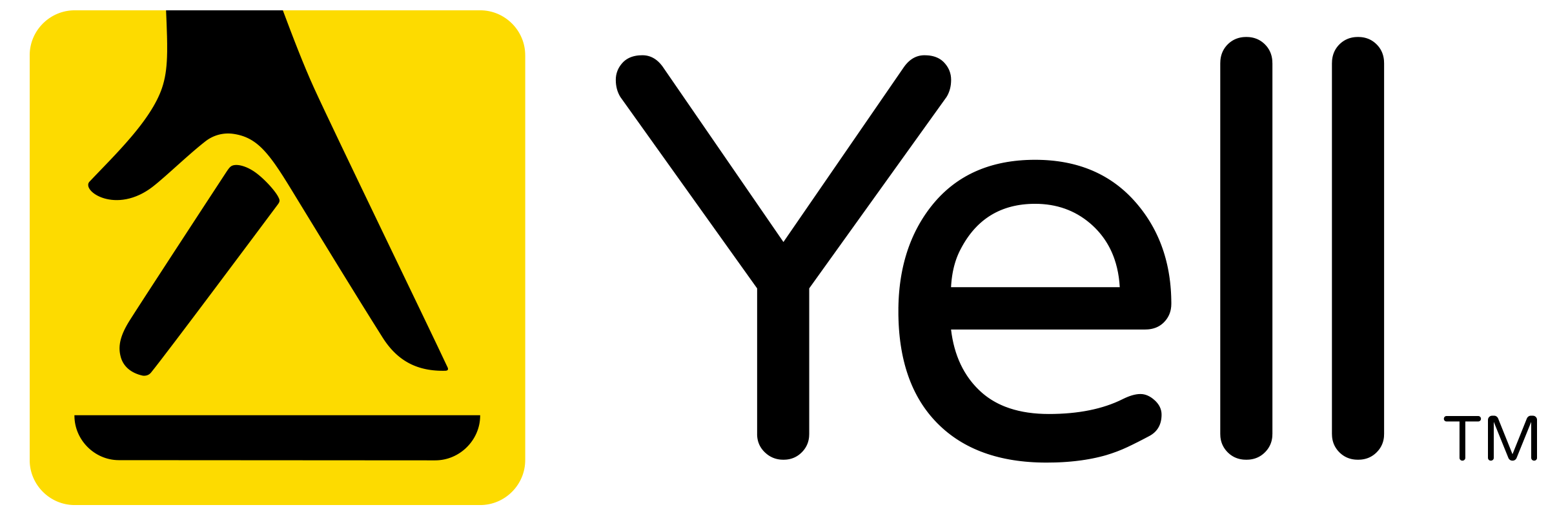 Yell Logo with embedded link
