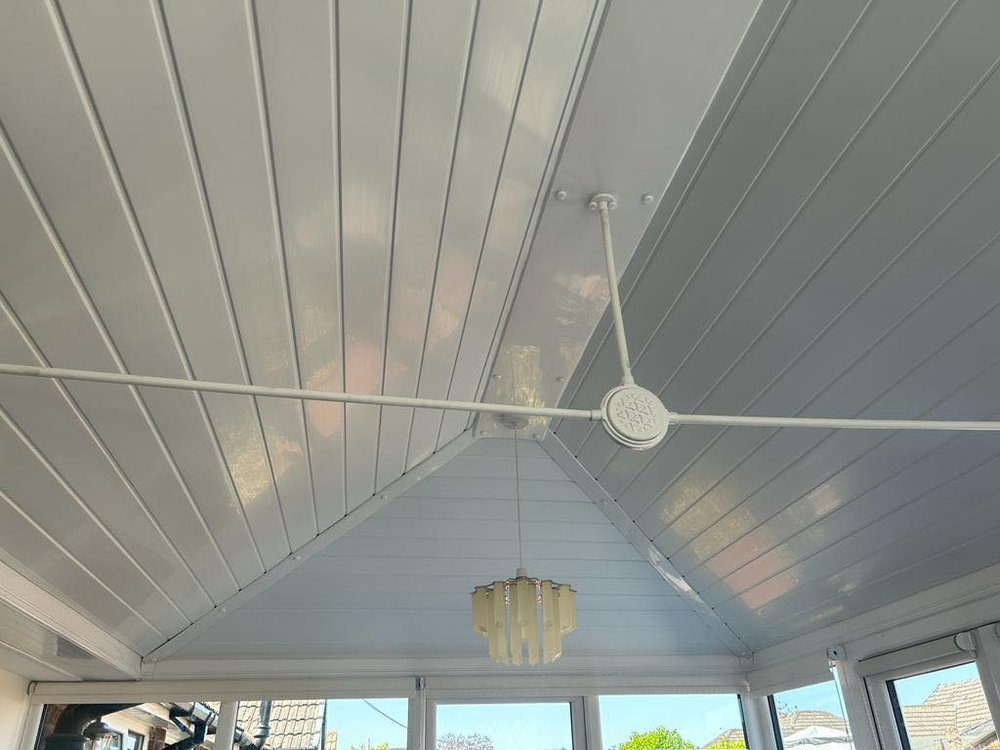CONSERVATORY INSULATED CEILING INSTALLATION