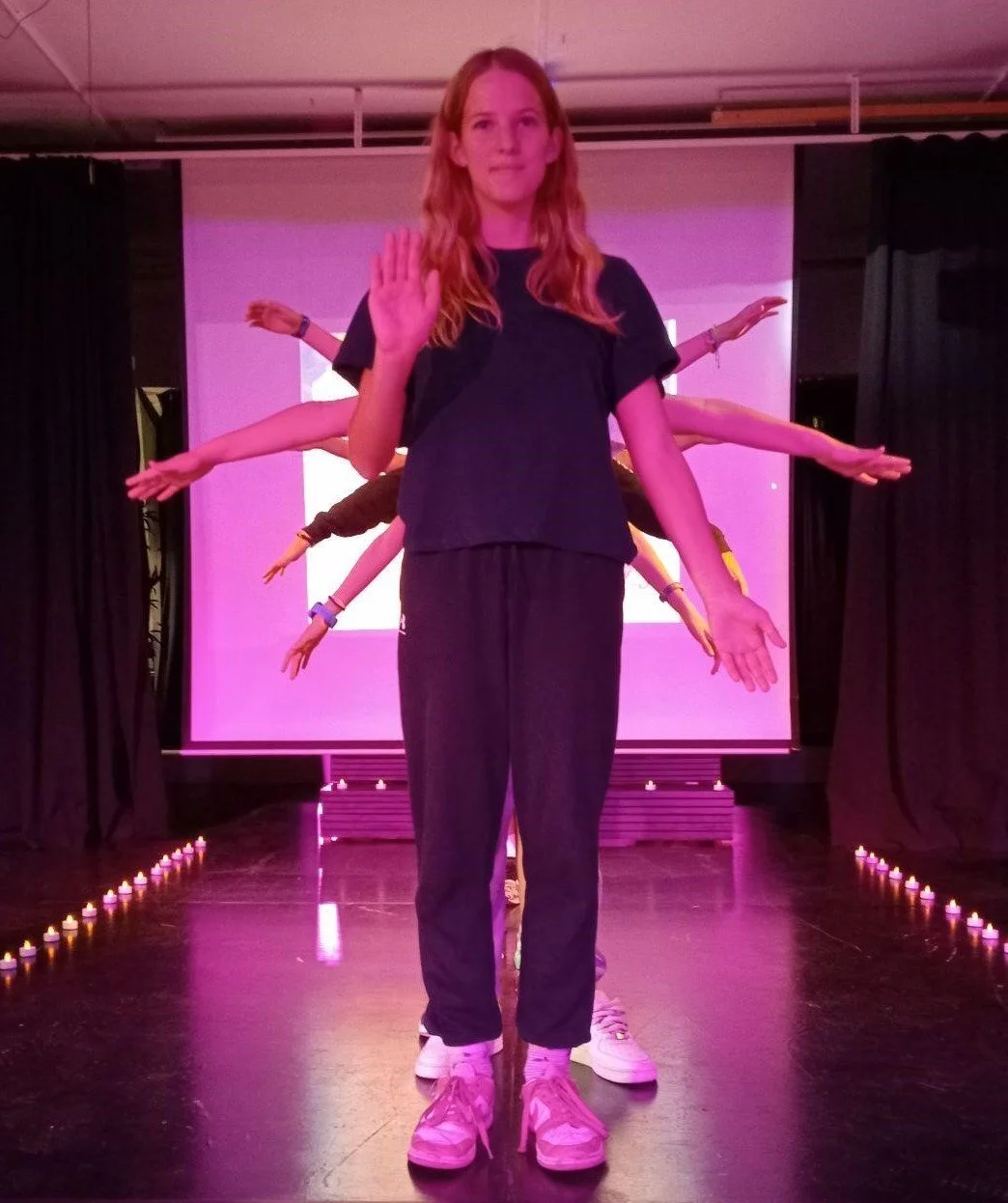 Practising Kathakali 