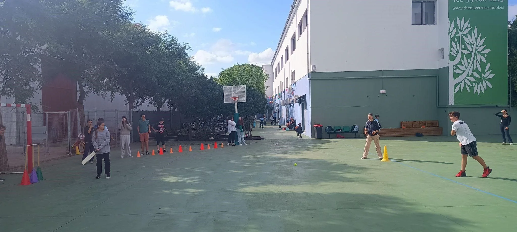  Playing Cricket as part of India Day 