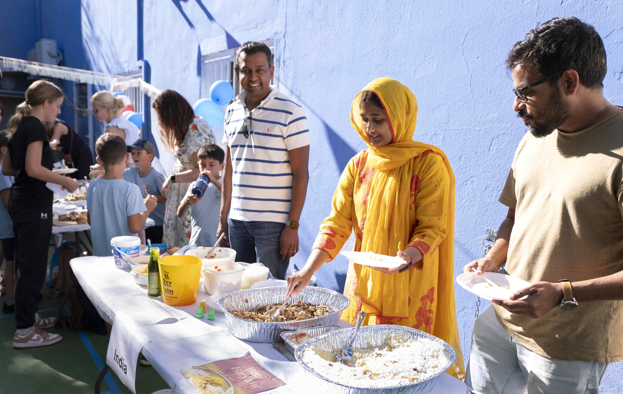 The Indian stand added spice to International Food Day