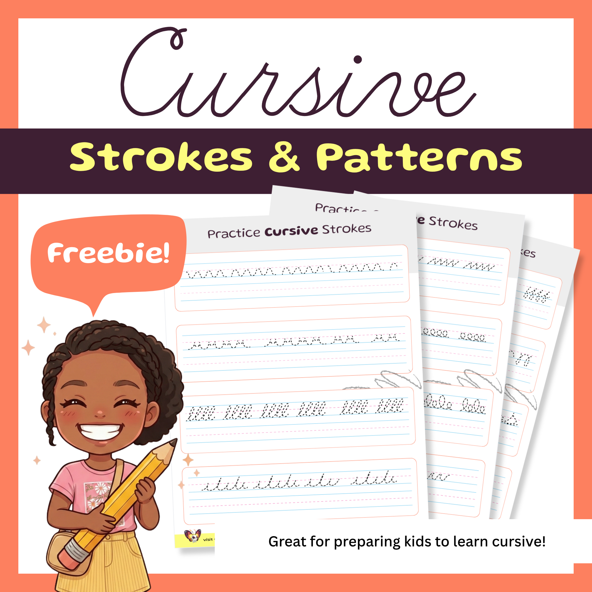 Beginner Cursive Strokes and Patterns