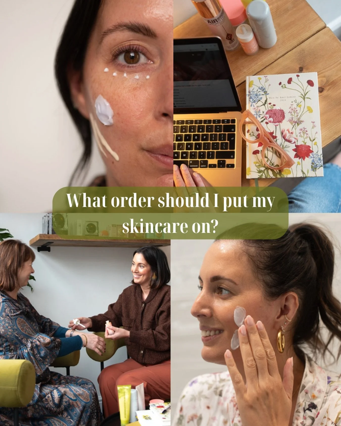 Skincare order matters ✨
Apply from thinnest to thickest for best results:

1️⃣ Cleanser
2️⃣ Toner / Essence
3️⃣ Serums &amp; treatments
4️⃣ Eye cream
5️⃣ Moisturiser
6️⃣ SPF (AM only ☀️)