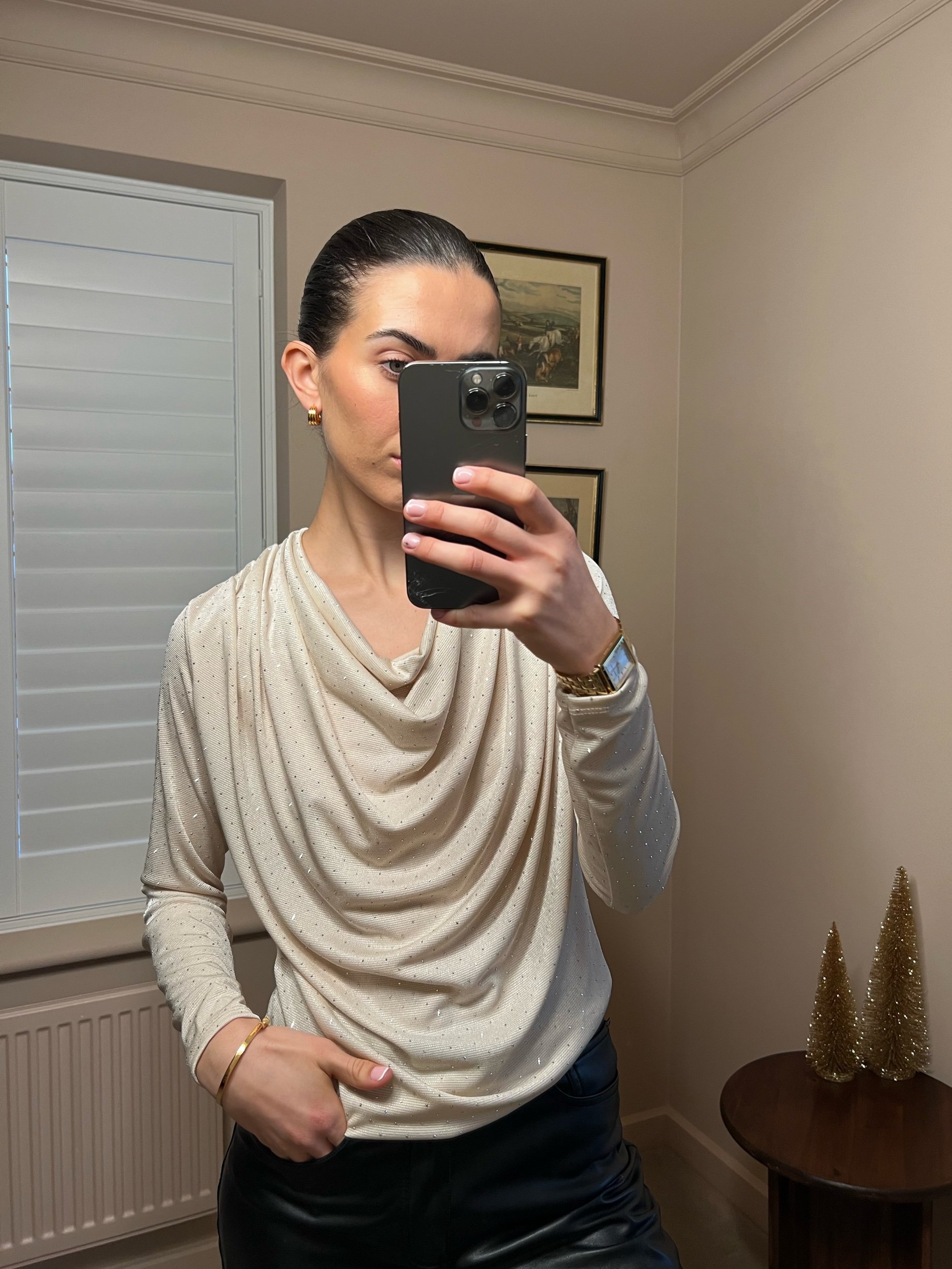 Champagne Sienna Top