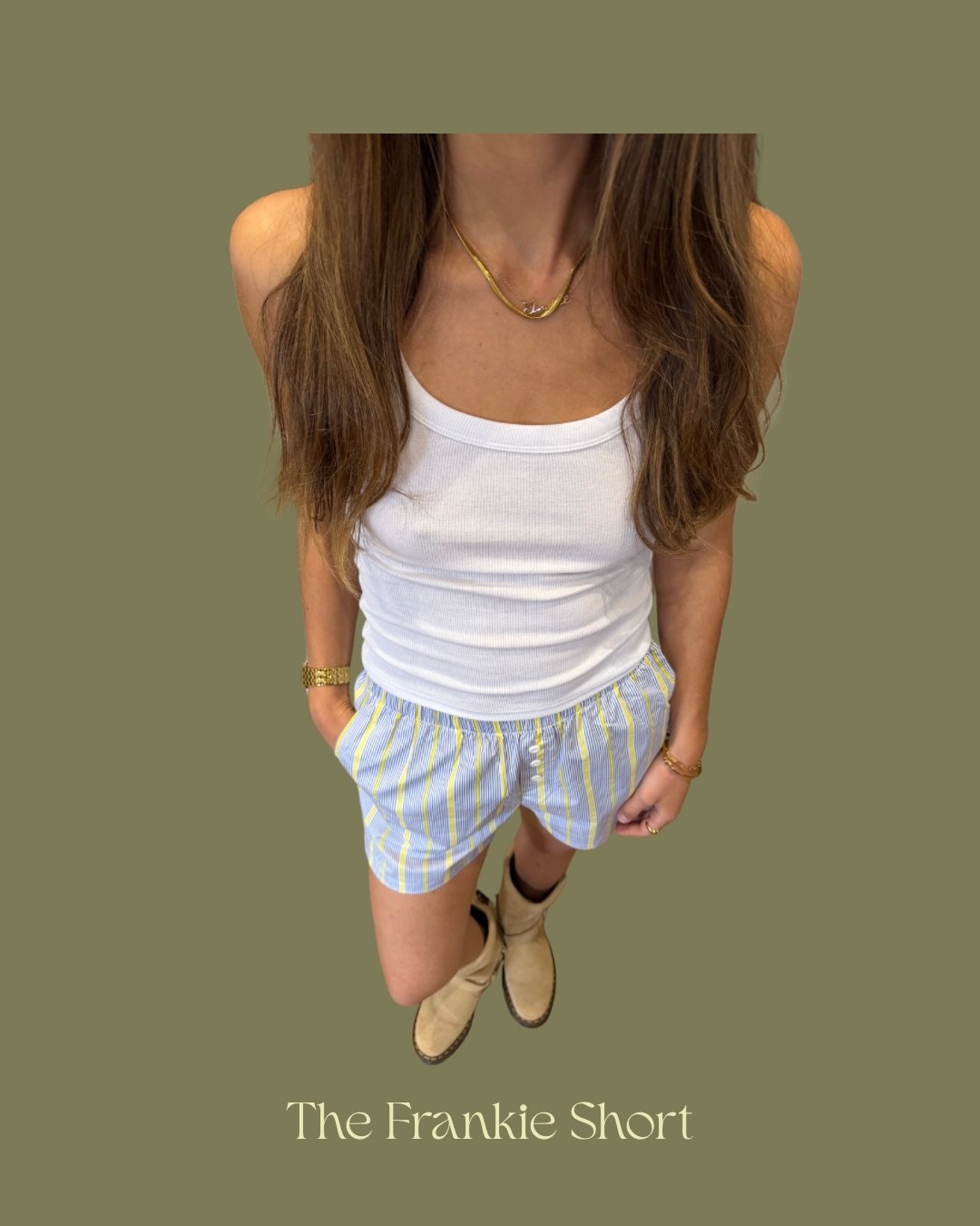 ways to wear the Frankie short 🦋
made from 100% cotton, the perfect holiday short &amp; addition to your casual wardrobe.