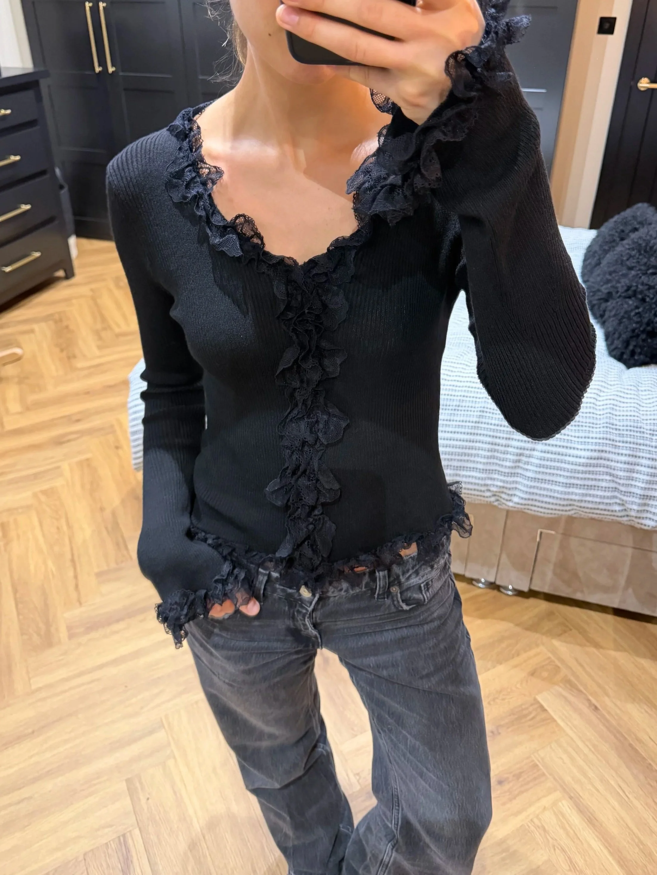 Mabel Top in Black